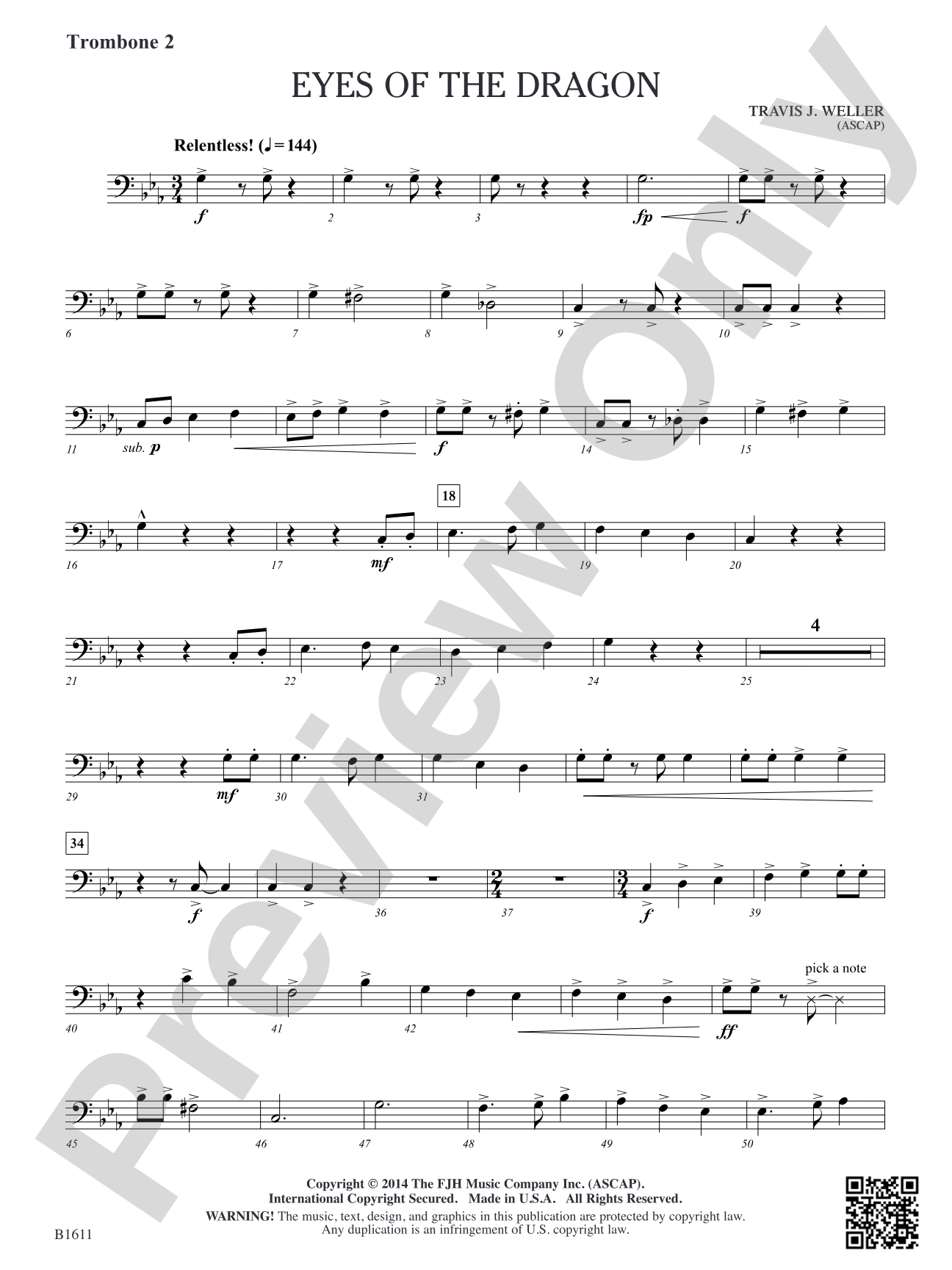 Eyes of the Dragon: Trombone 2