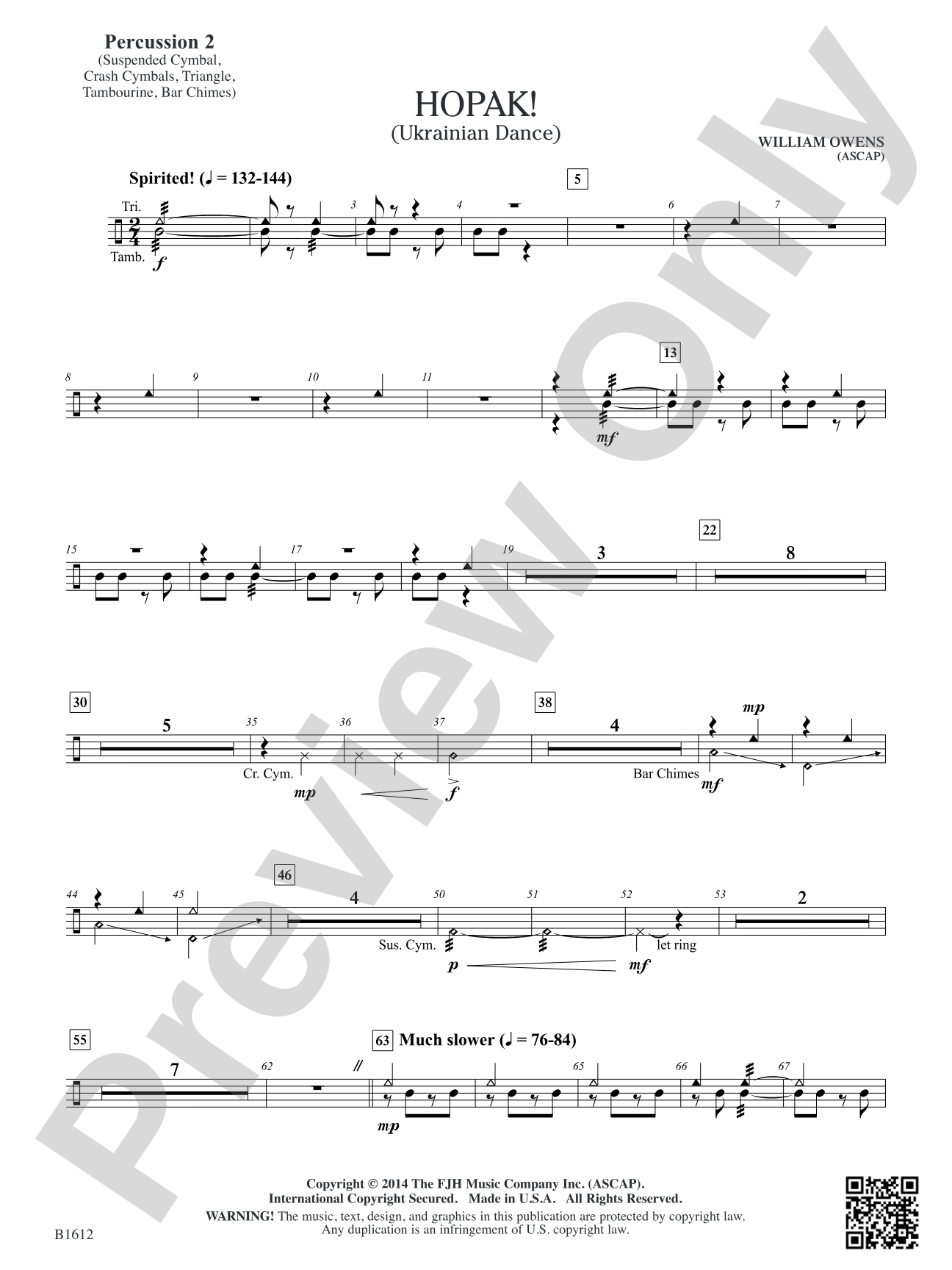 Hopak!: Percussion 2