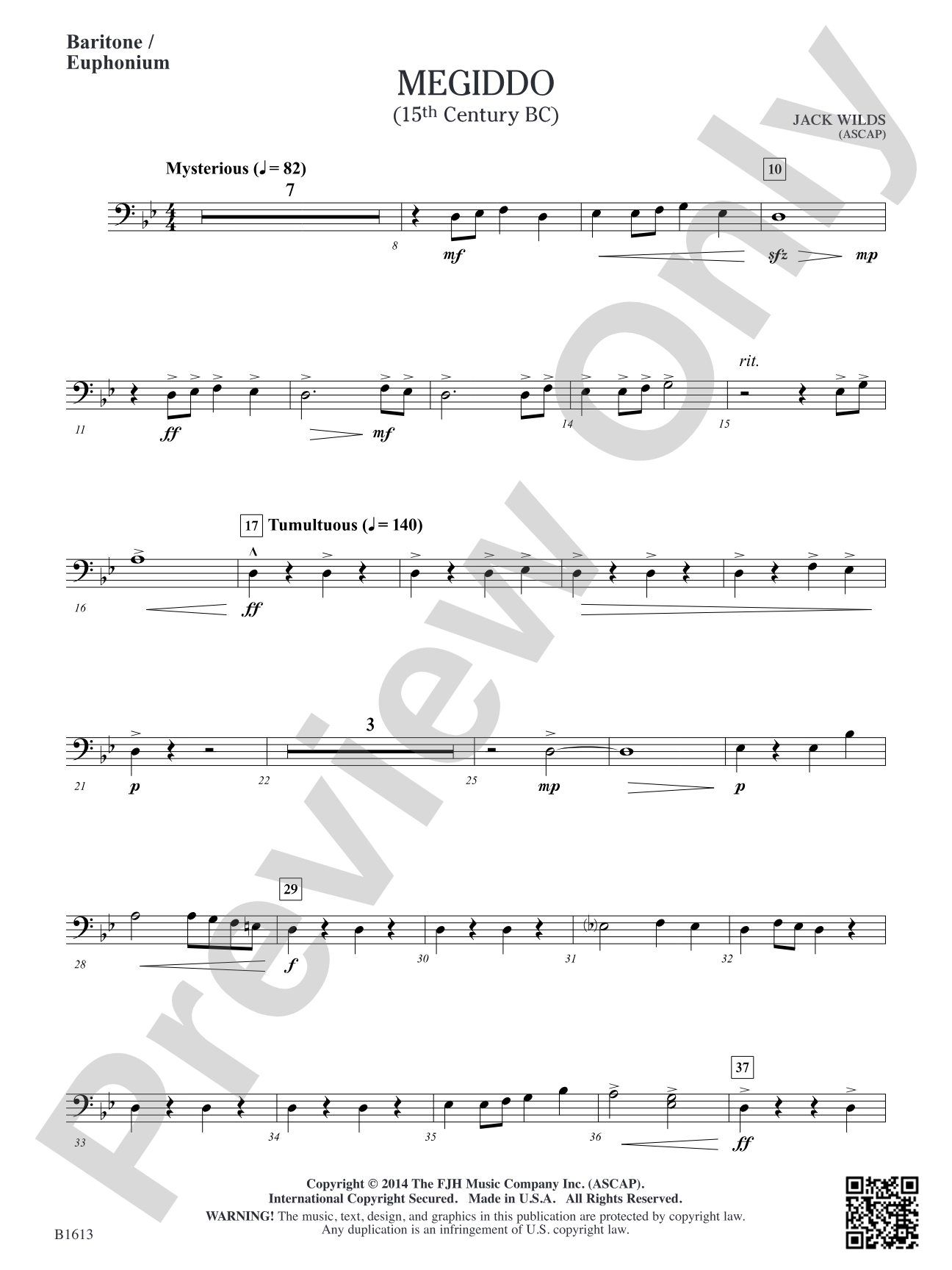 Megiddo: Baritone / Euphonium
