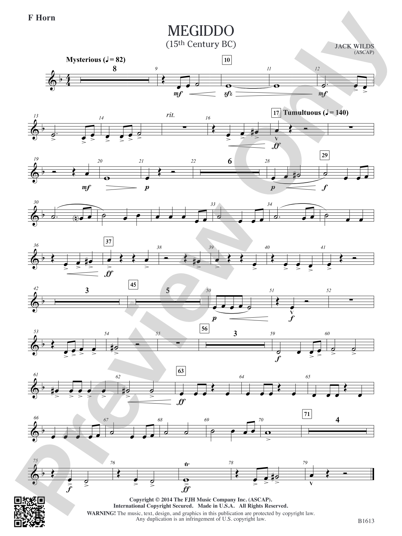 Megiddo: F Horn