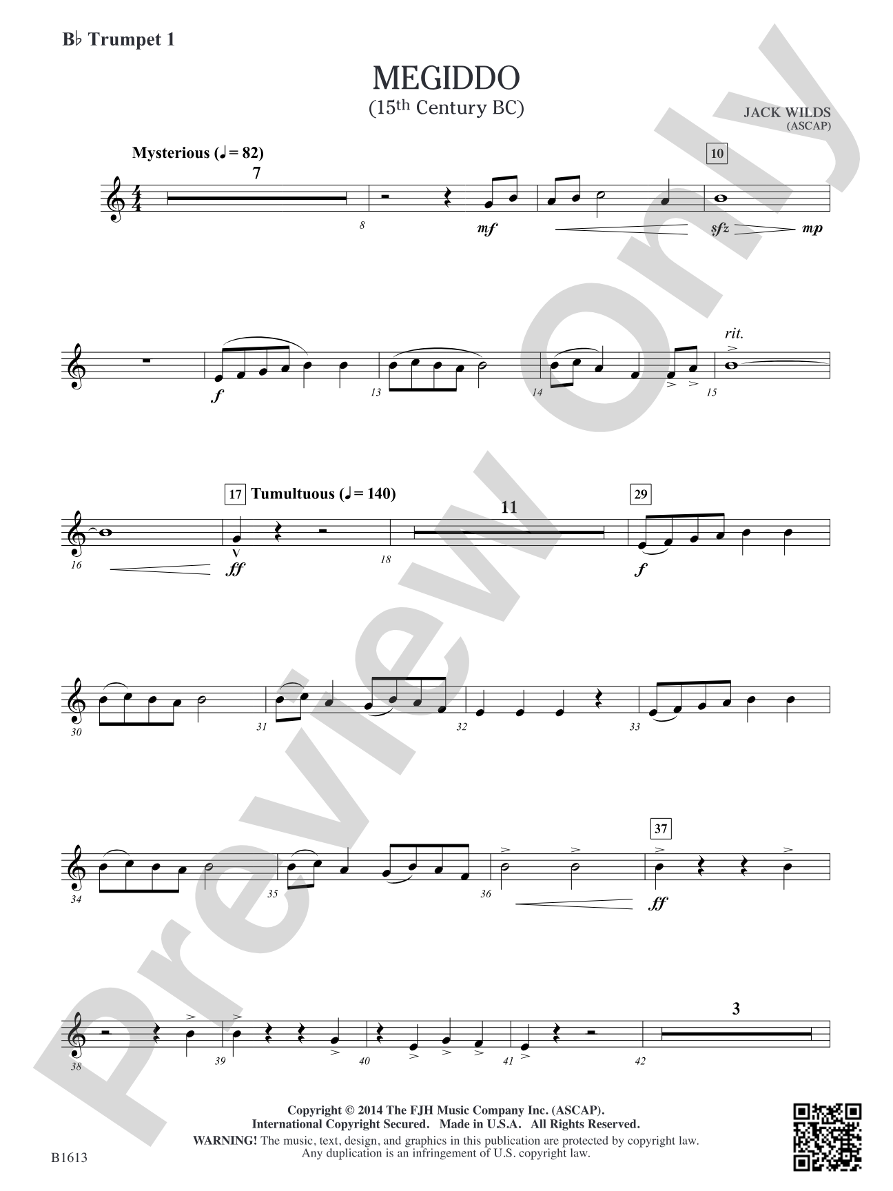 Megiddo: B-flat Trumpet 1
