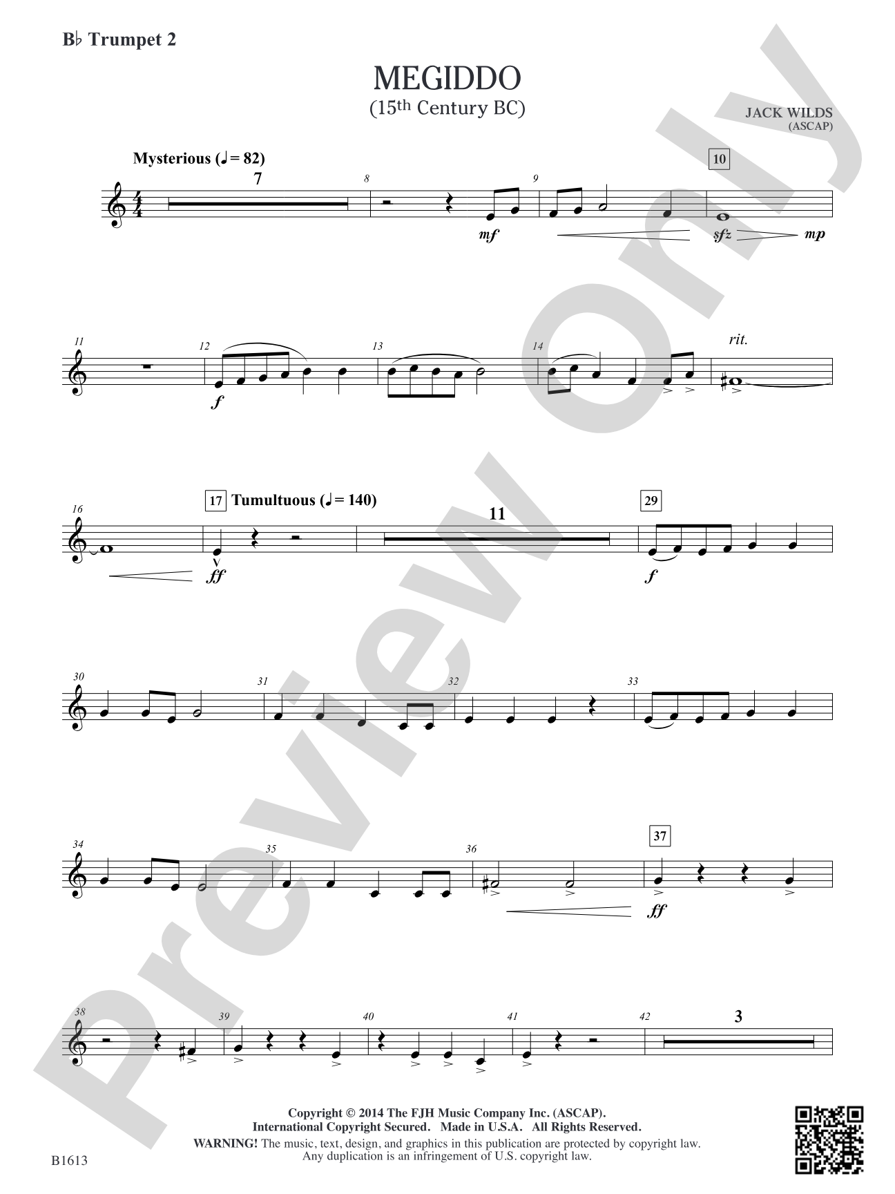 Megiddo: B-flat Trumpet 2