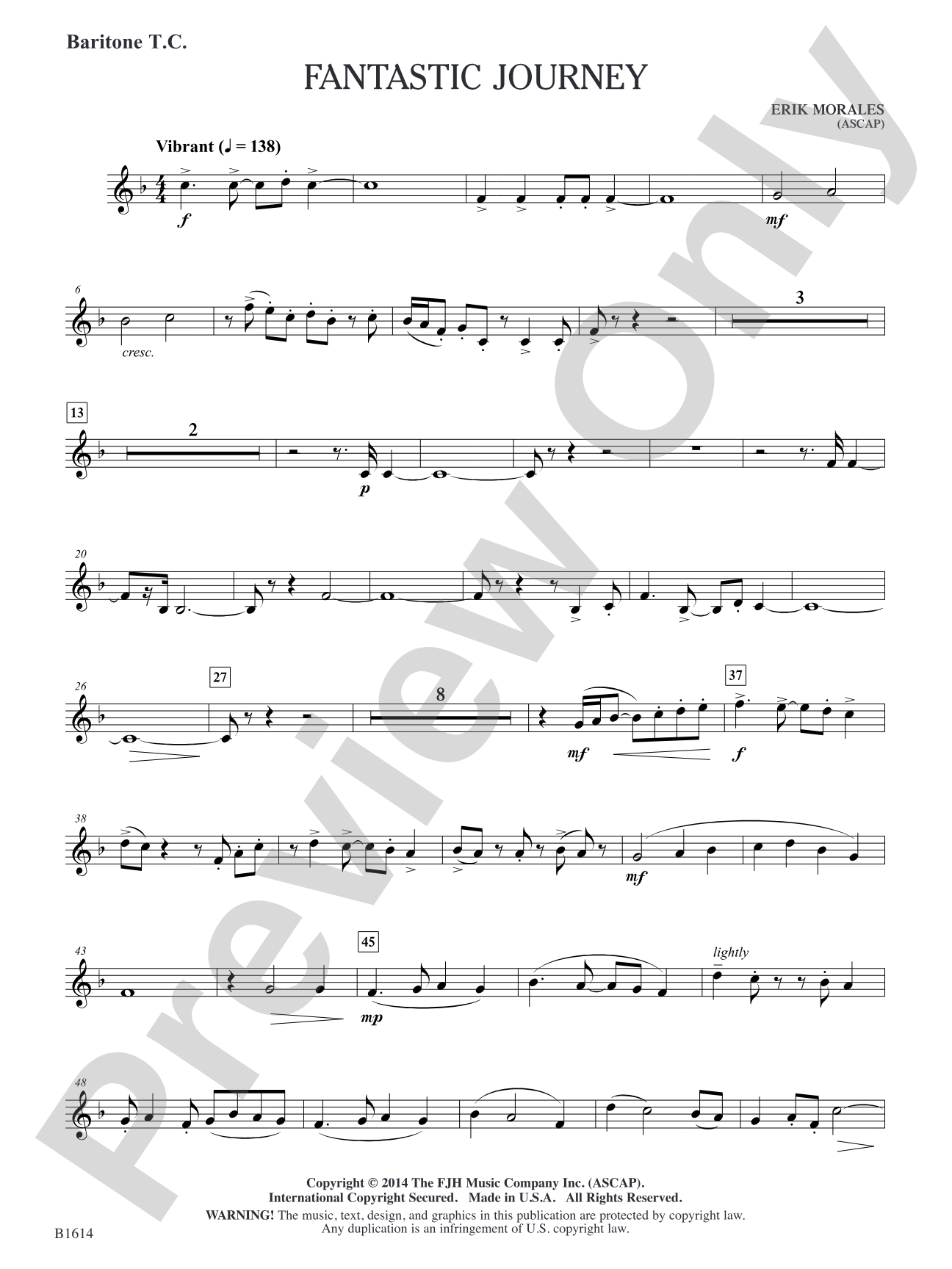 Fantastic Journey: Baritone T.C.