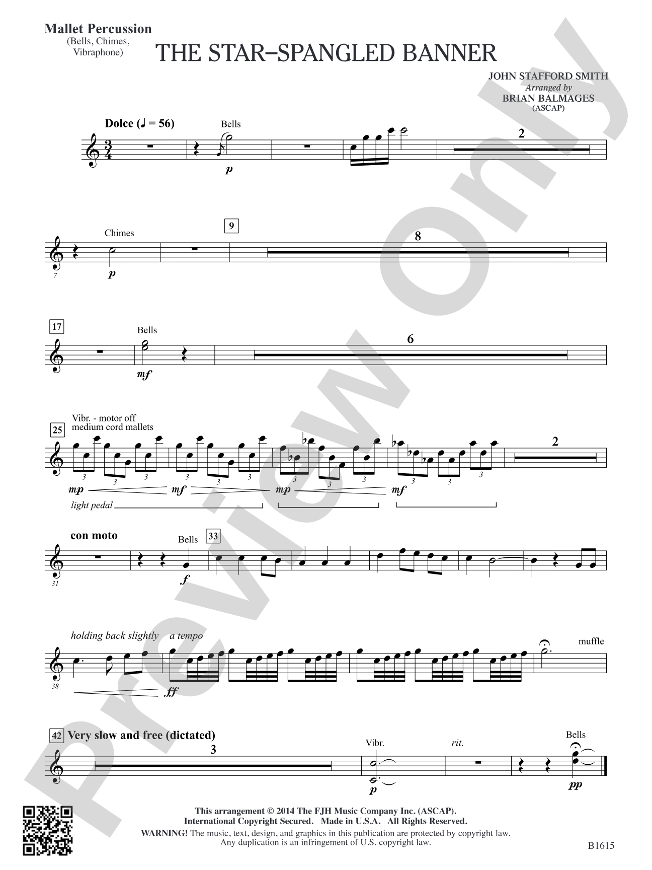 The Star-Spangled Banner: Mallet Percussion
