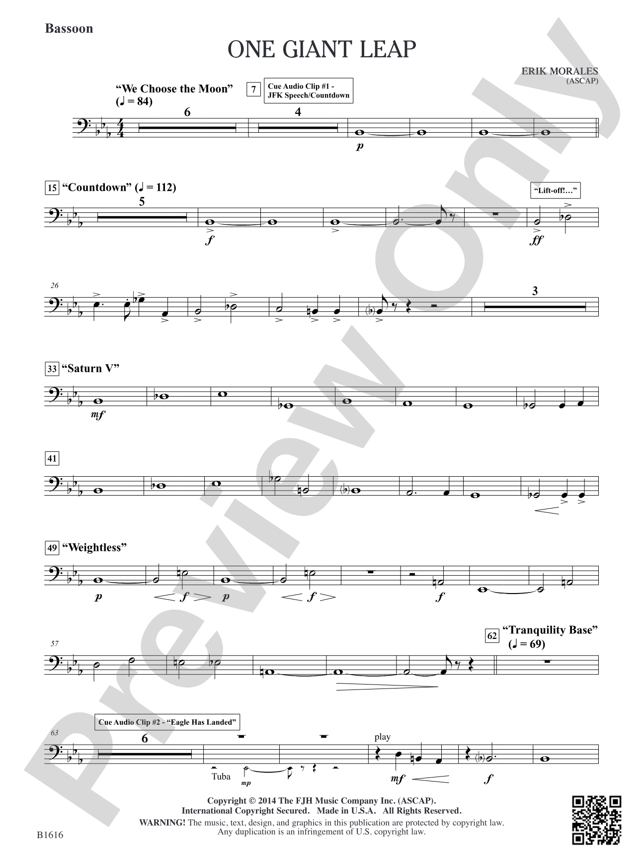 One Giant Leap: Bassoon