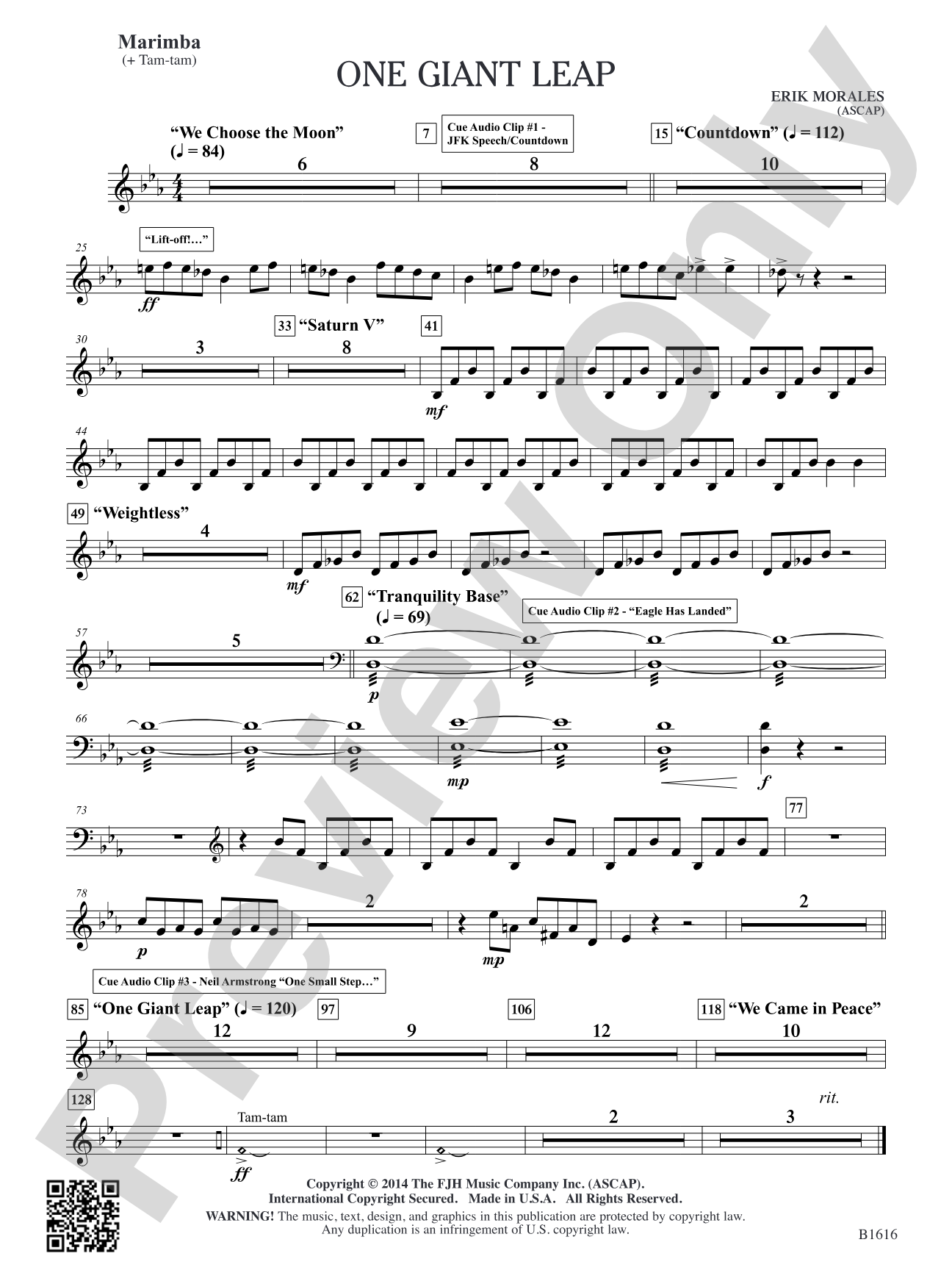 One Giant Leap: Marimba