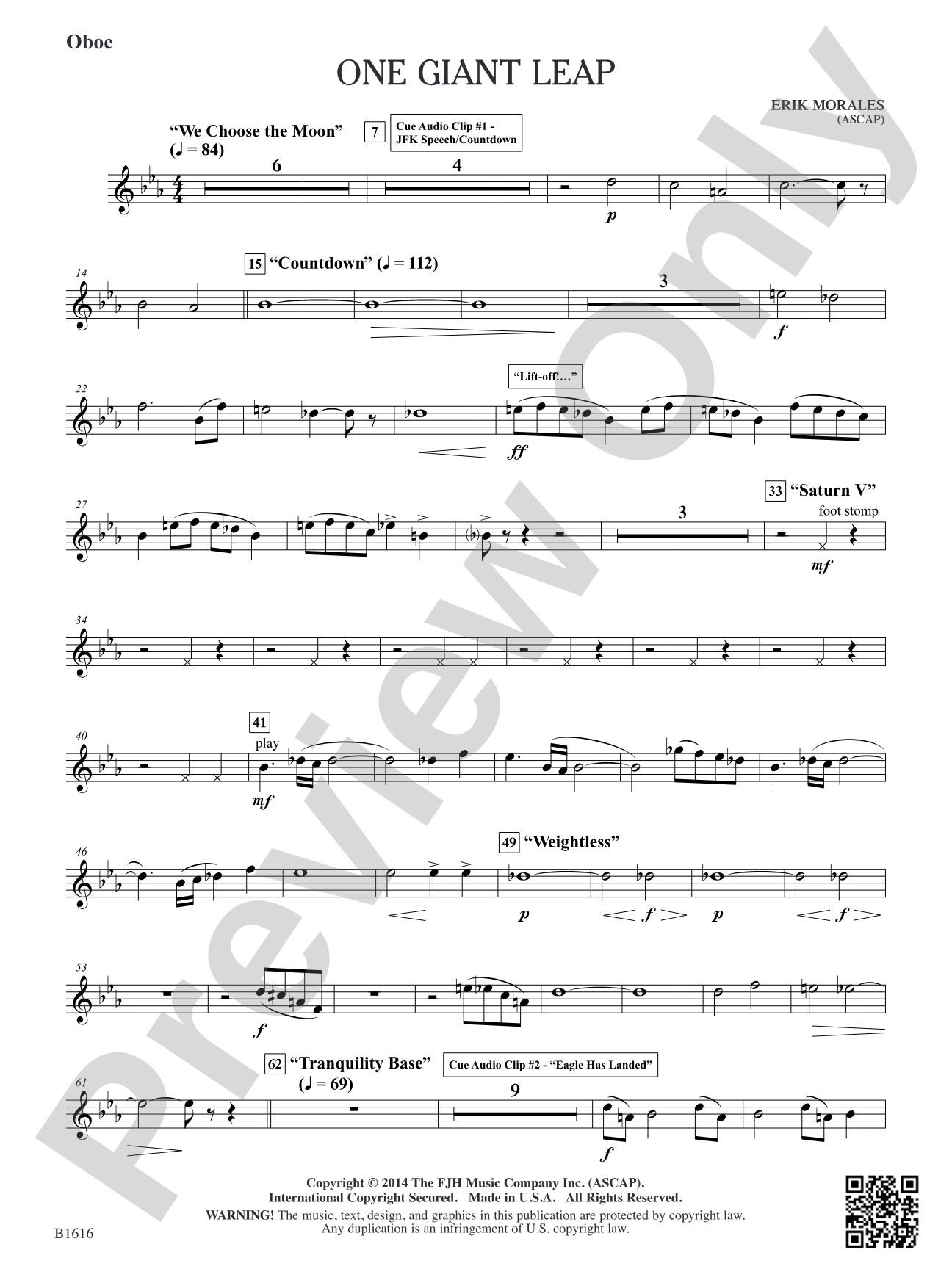 One Giant Leap: Oboe