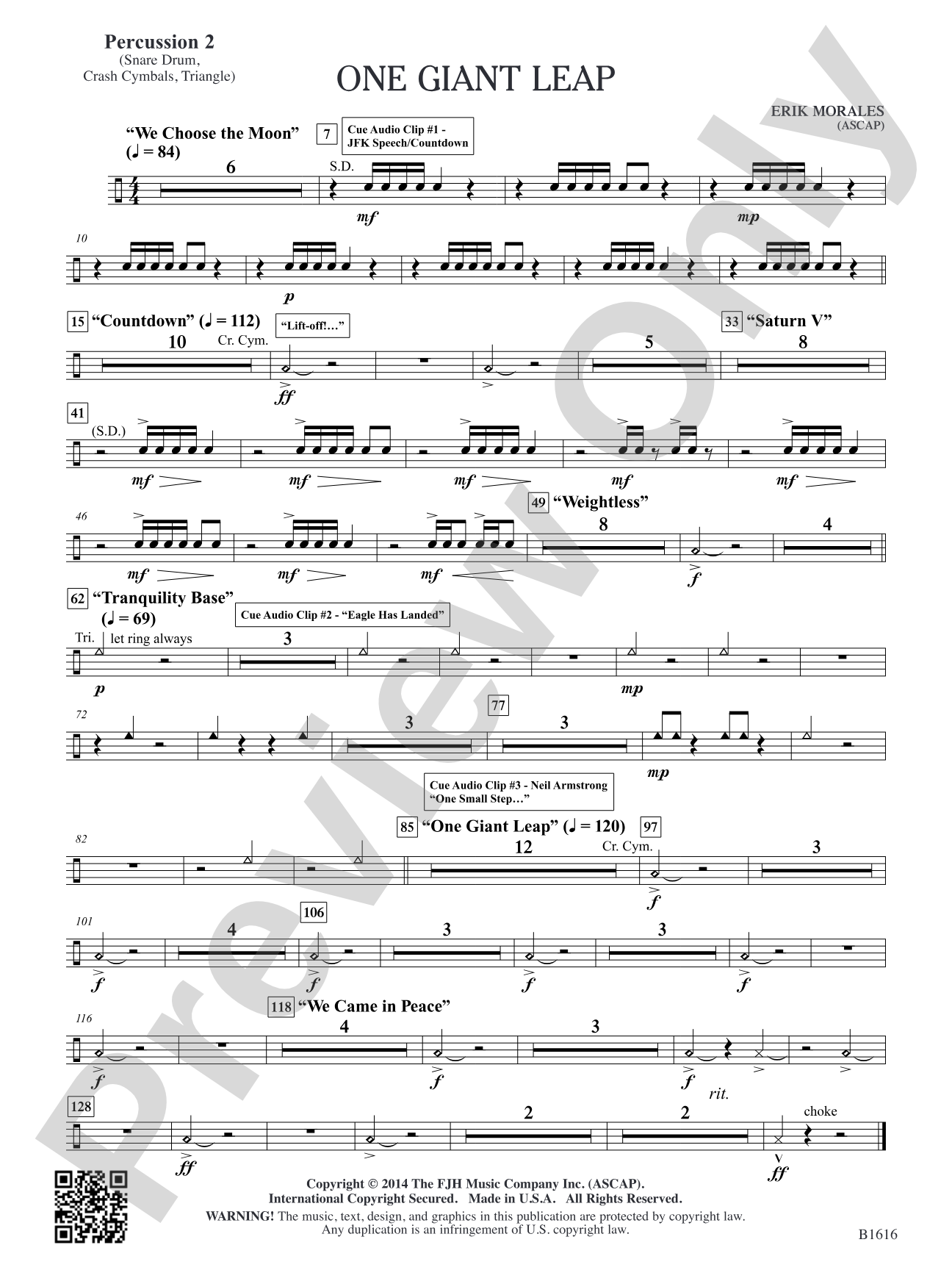 One Giant Leap: Percussion 2