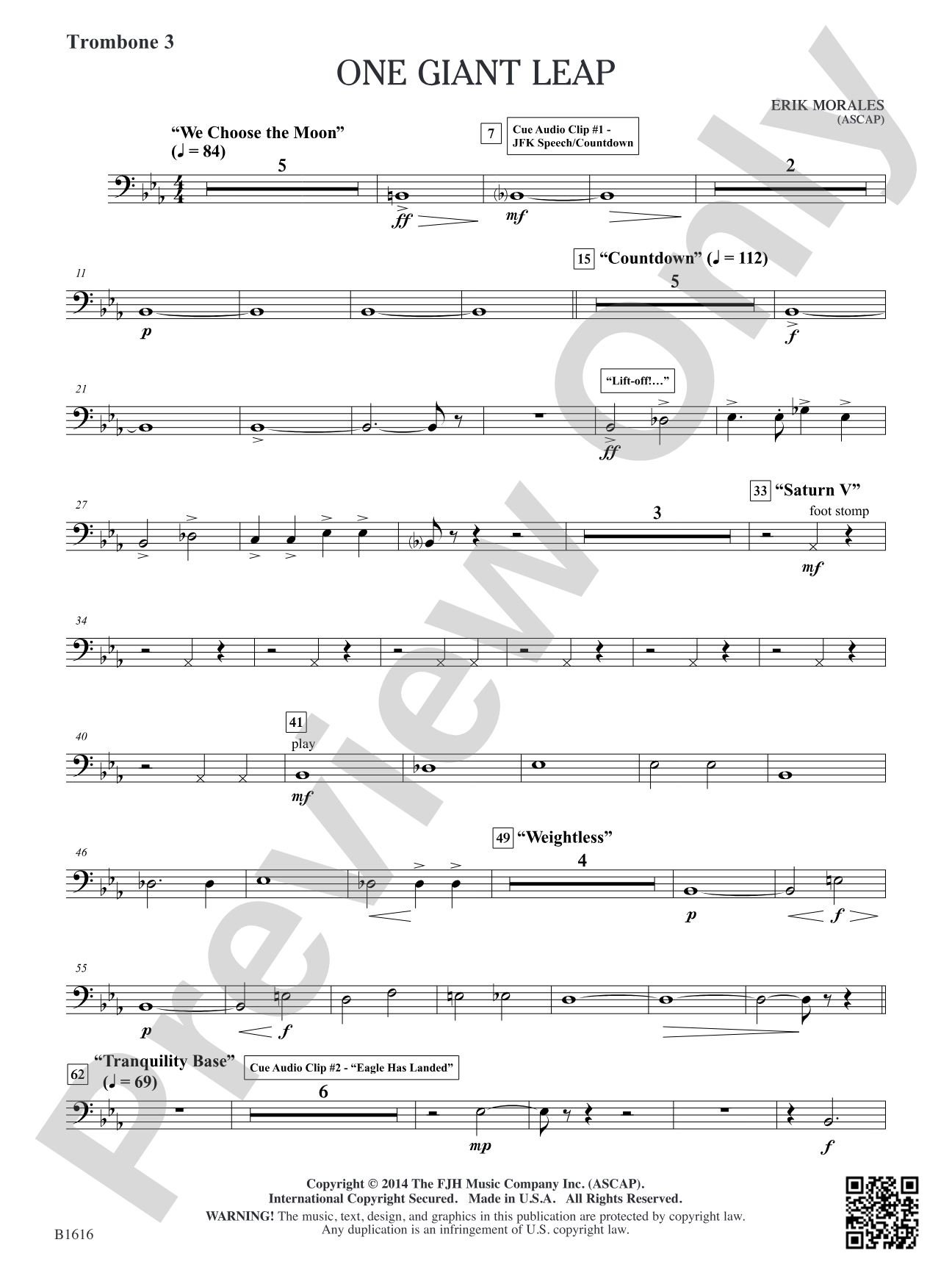 One Giant Leap: Trombone 3