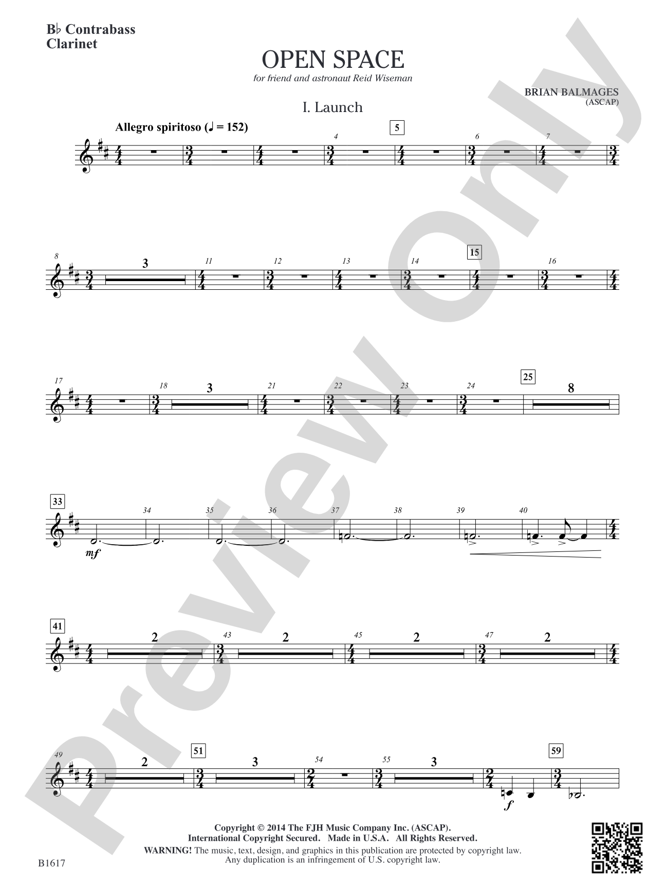 Open Space: B-flat Contrabass Clarinet