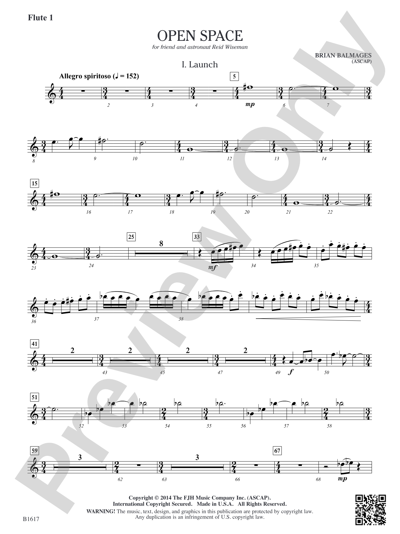 Open Space: Flute 1