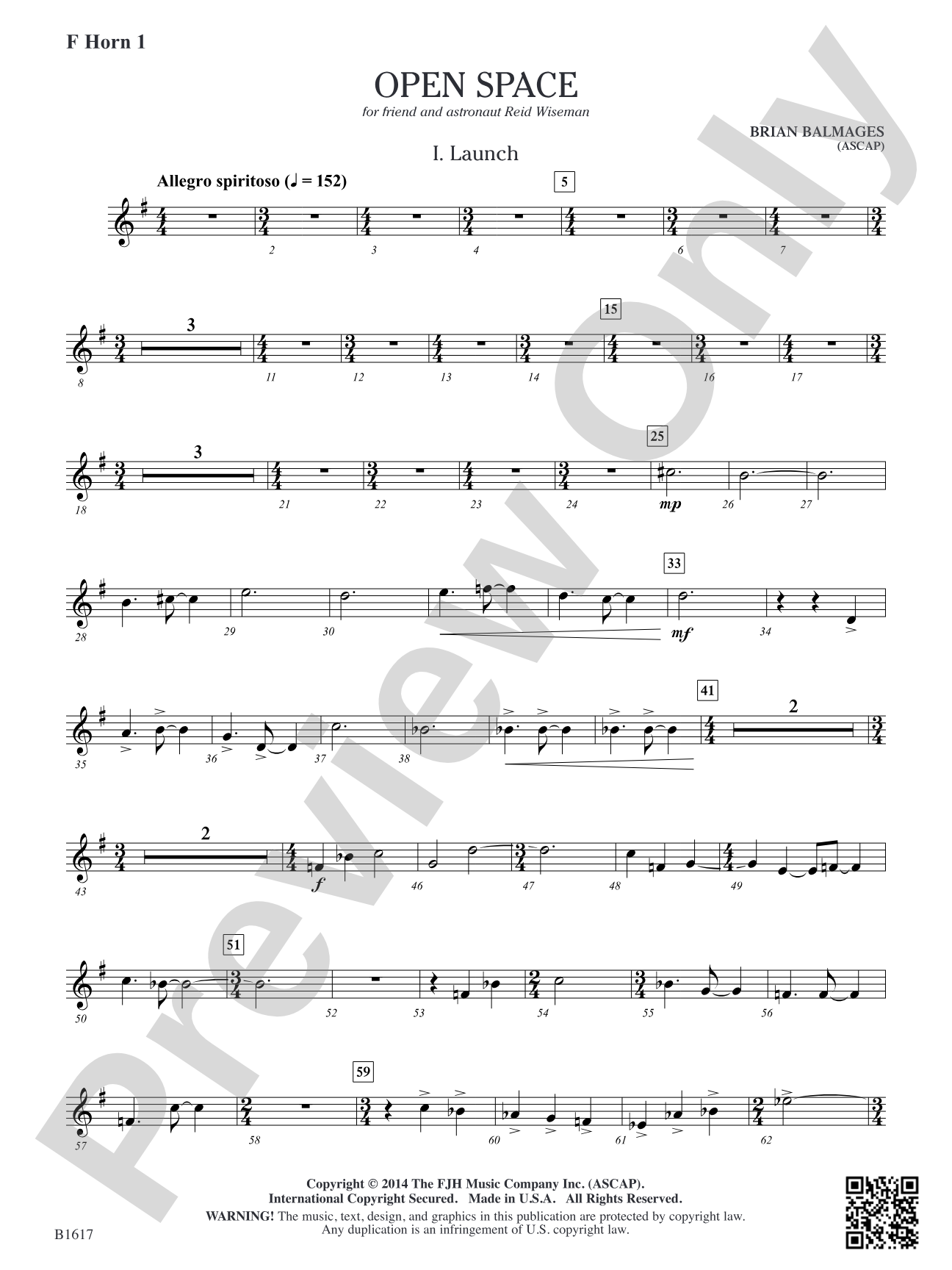 Open Space: F Horn 1