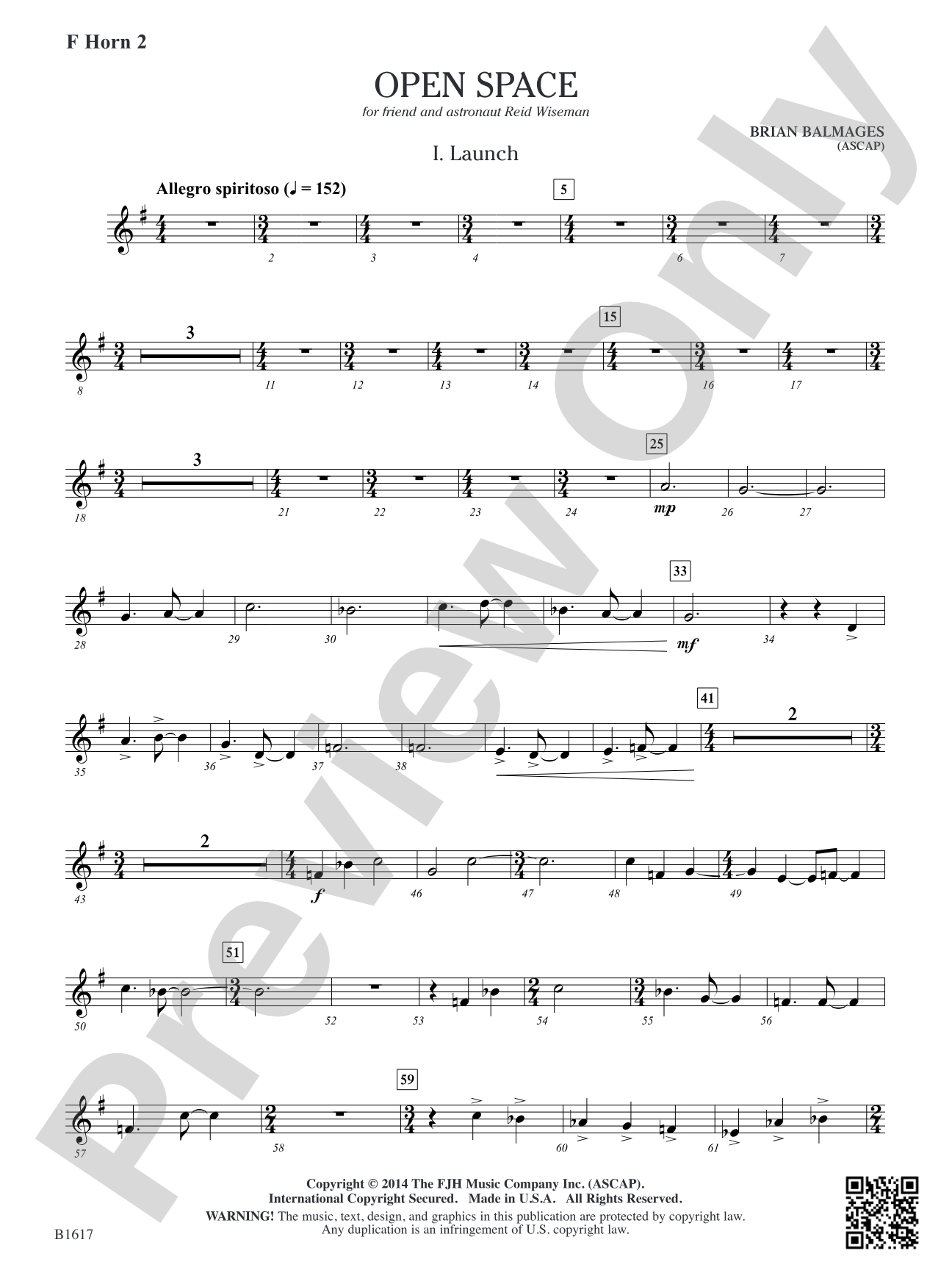 Open Space: F Horn 2