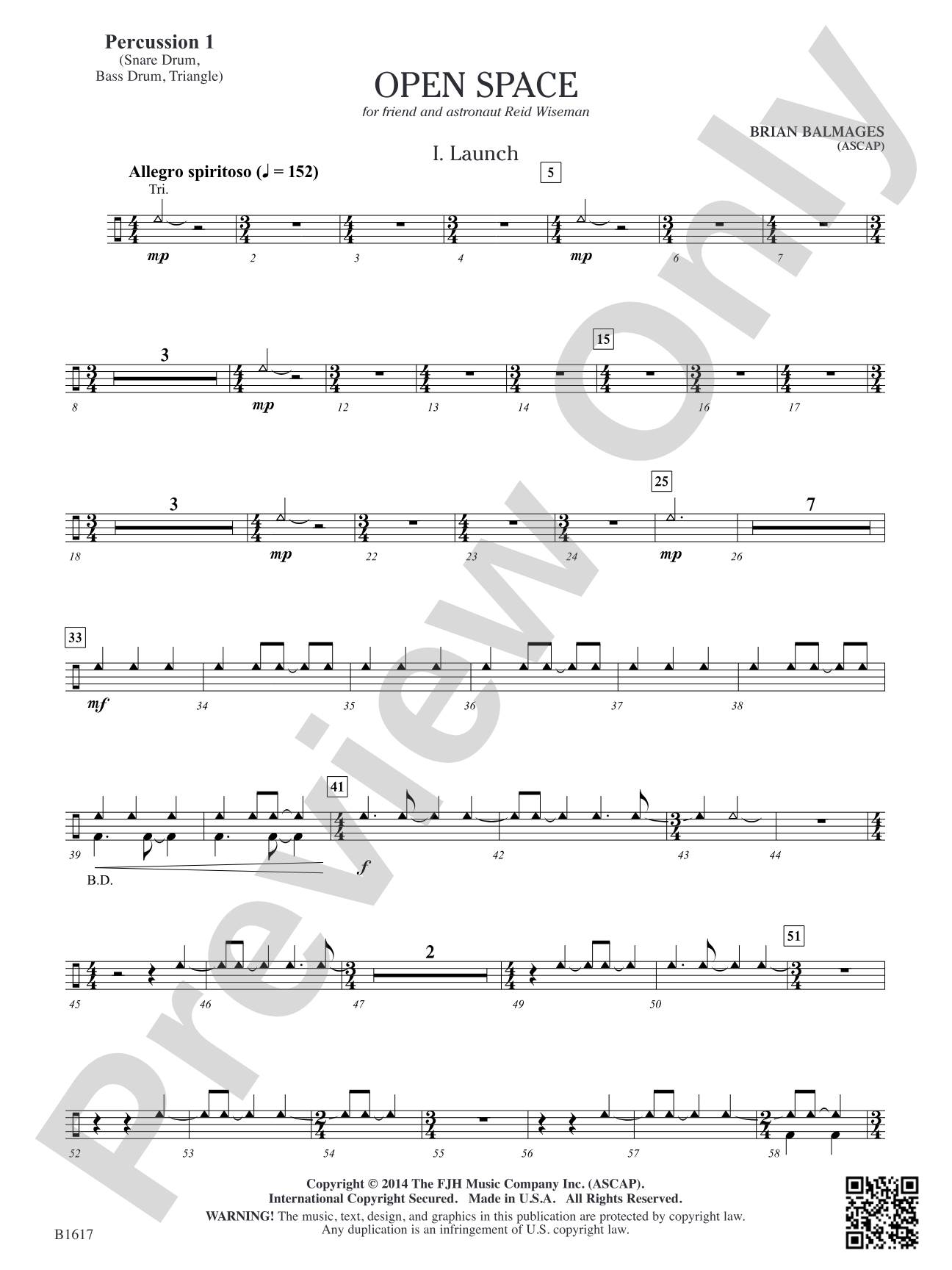 Open Space: Percussion 1