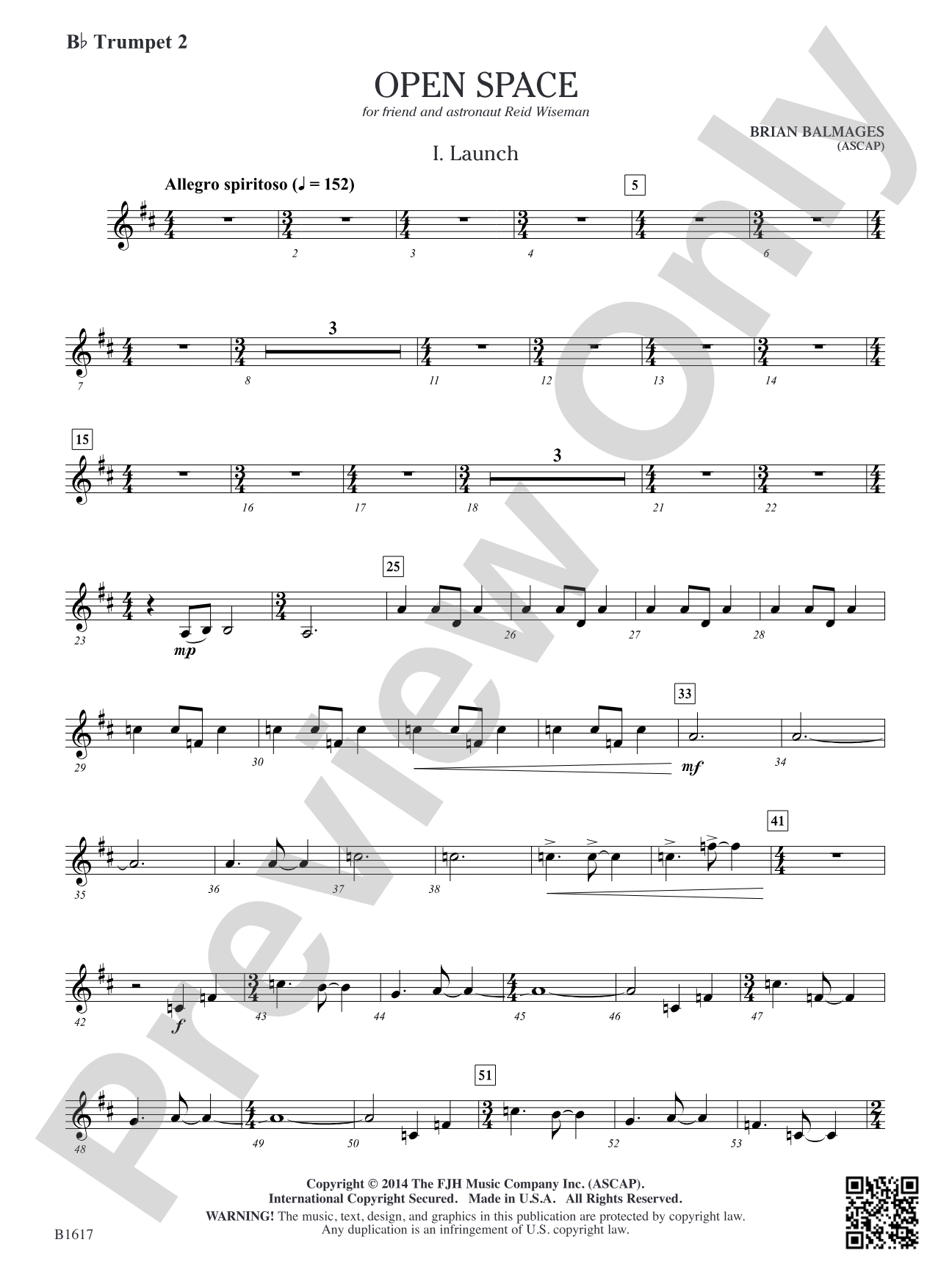 Open Space: B-flat Trumpet 2