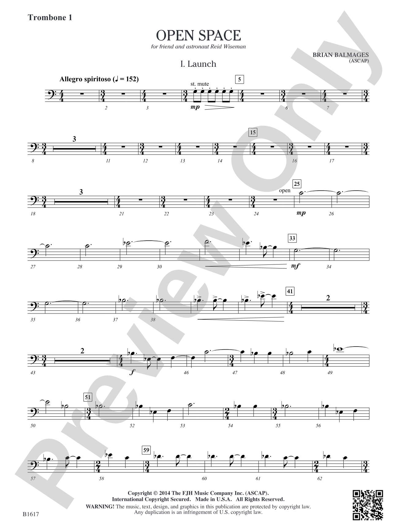 Open Space: Trombone 1