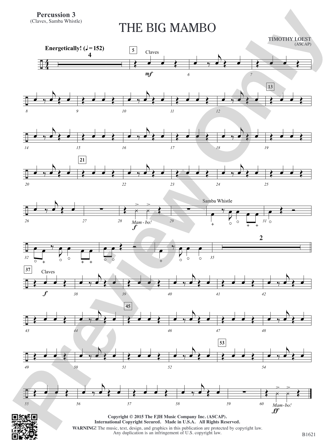 The Big Mambo: Percussion 3
