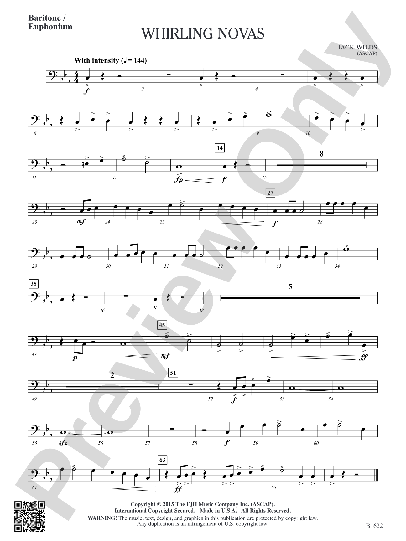 Whirling Novas: Baritone / Euphonium