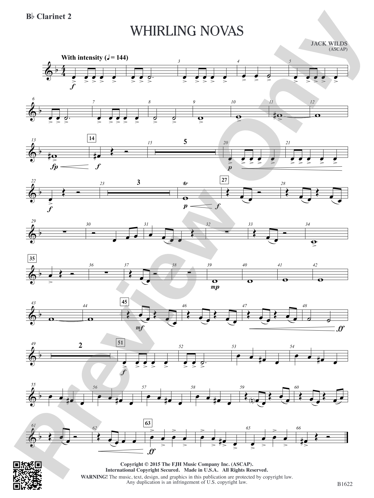 Whirling Novas: B-flat Clarinet 2