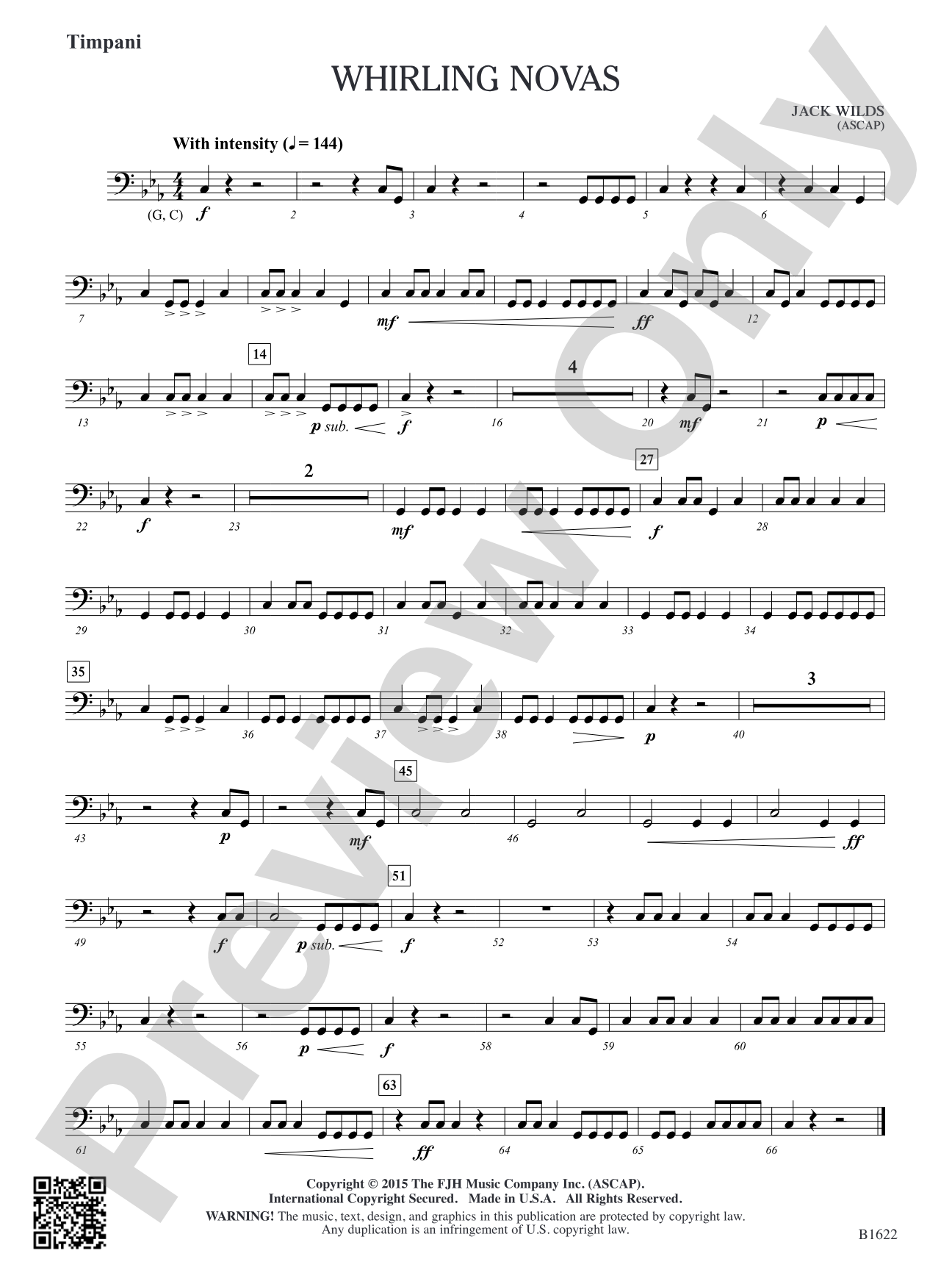 Whirling Novas: Timpani