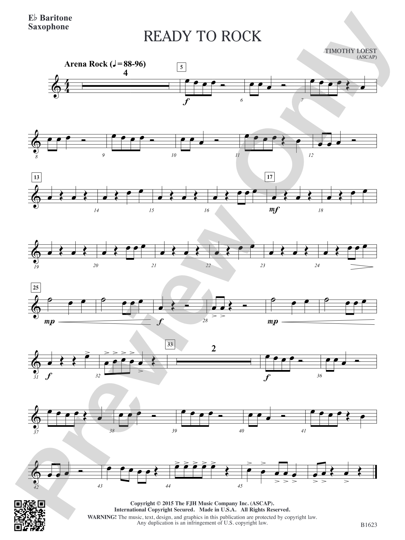 Ready to Rock: E-flat Baritone Saxophone
