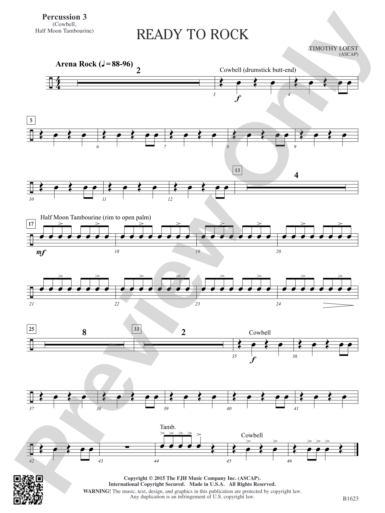 Ready to Rock: Percussion 3