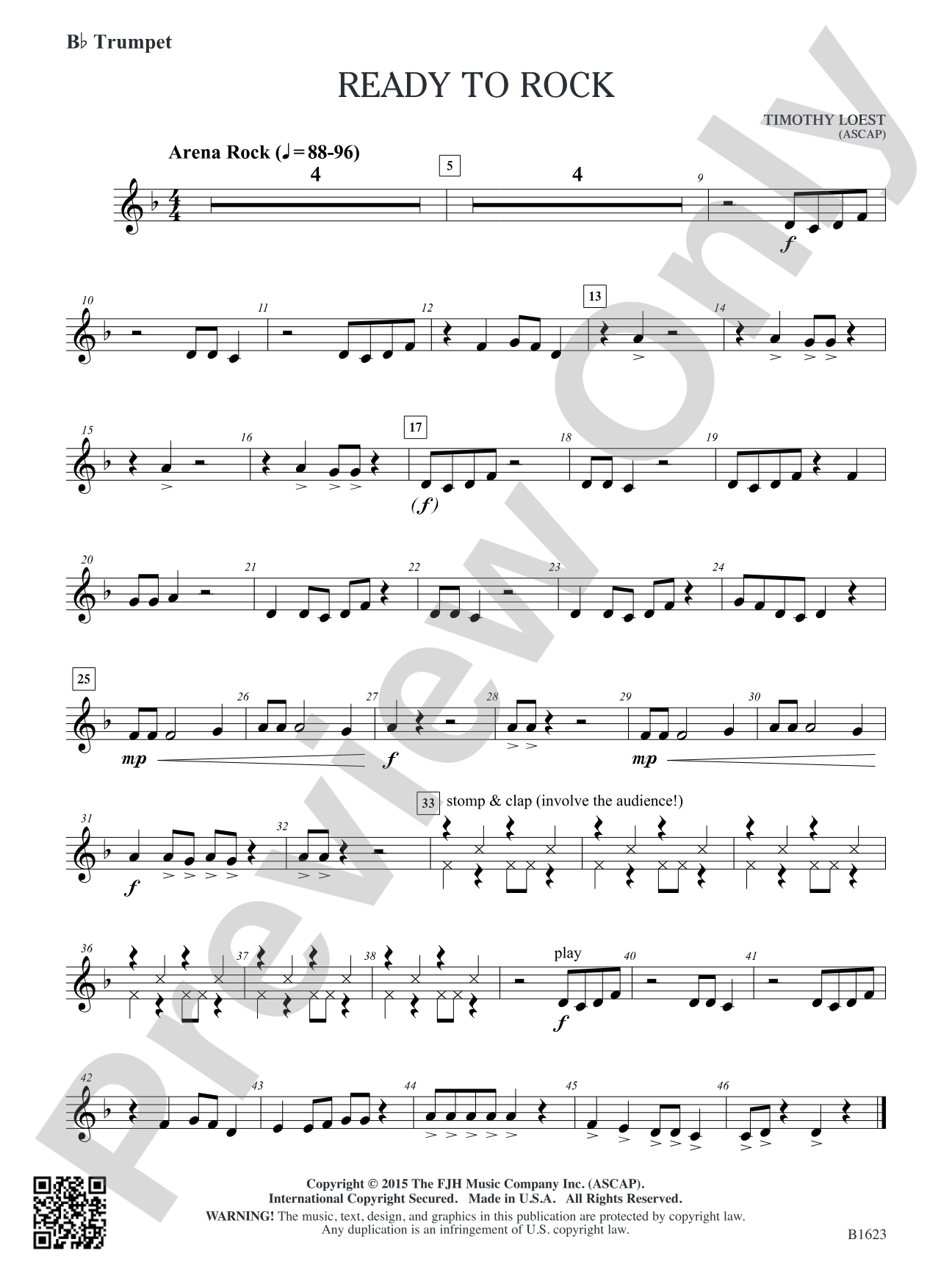 Ready to Rock: B-flat Trumpet