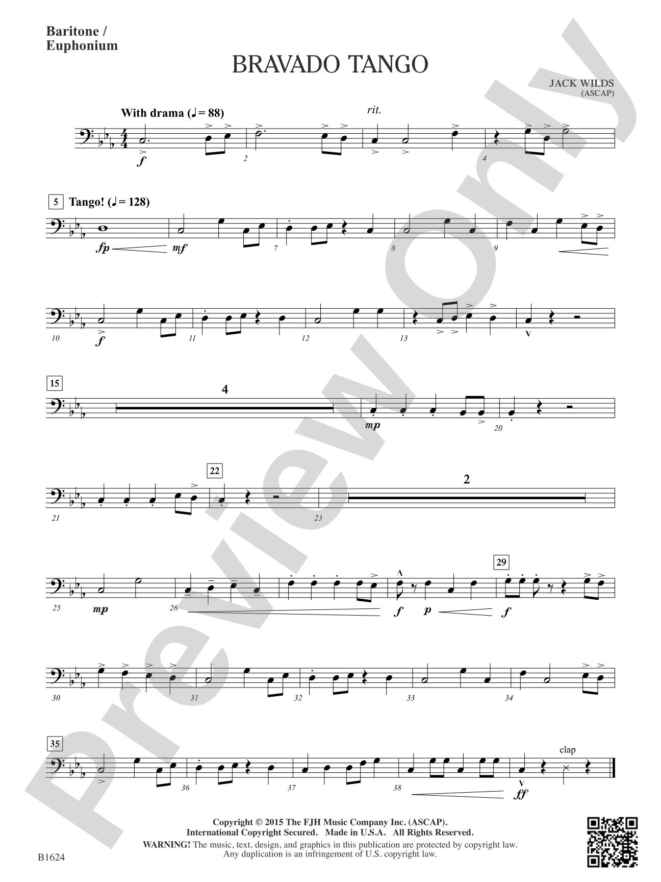Bravado Tango: Baritone / Euphonium