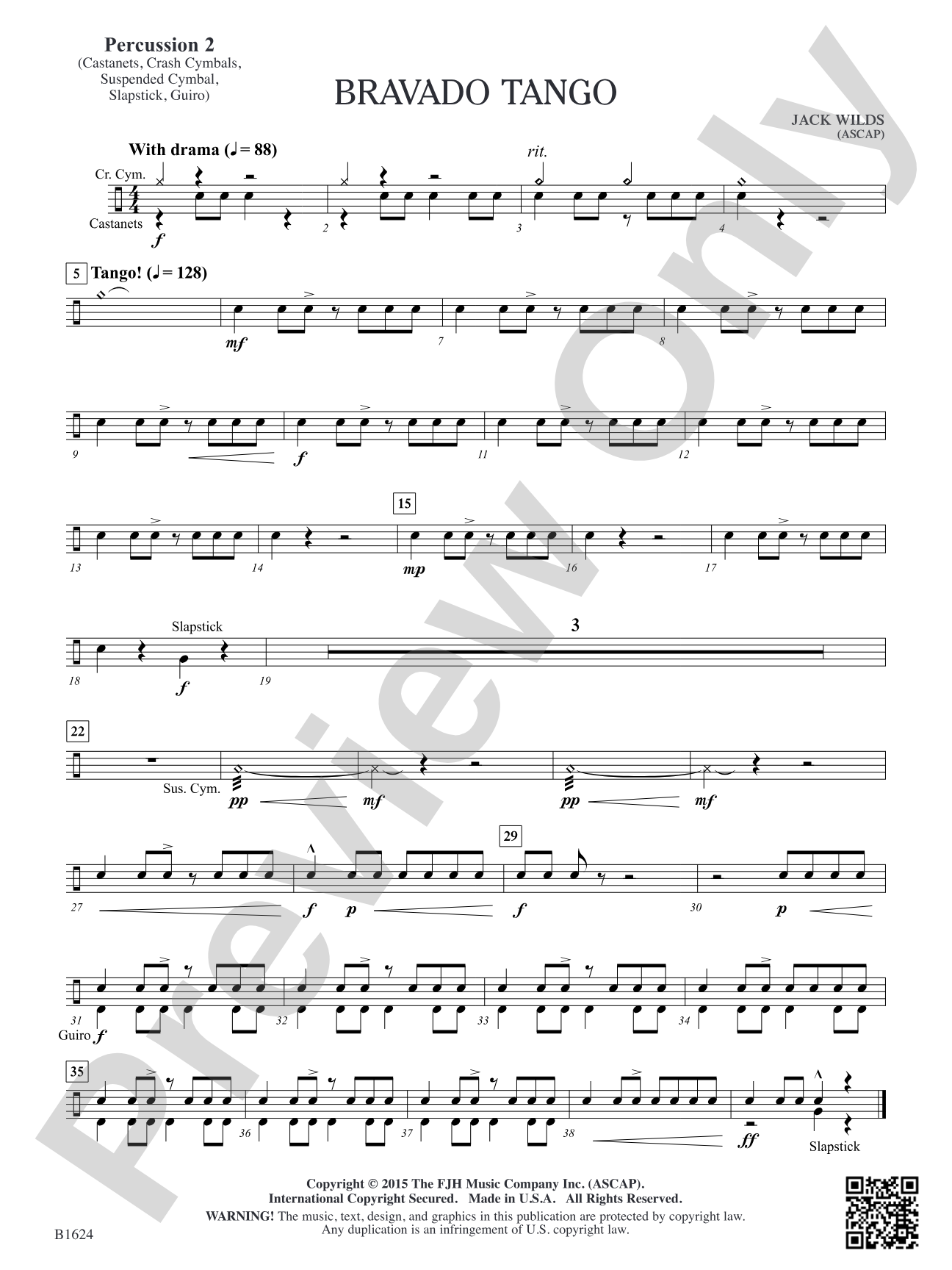 Bravado Tango: Percussion 2