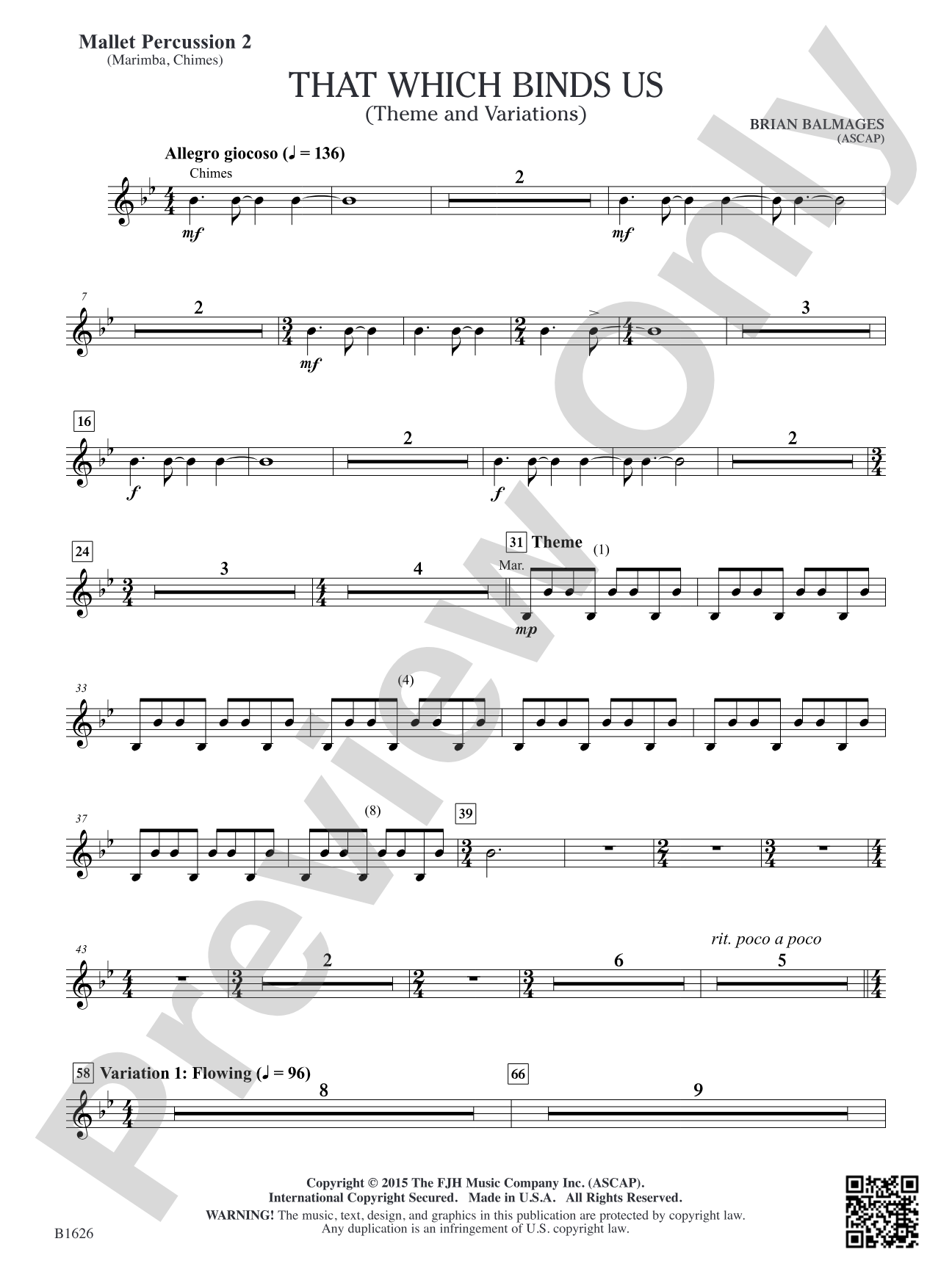 That Which Binds Us: Mallet Percussion 2