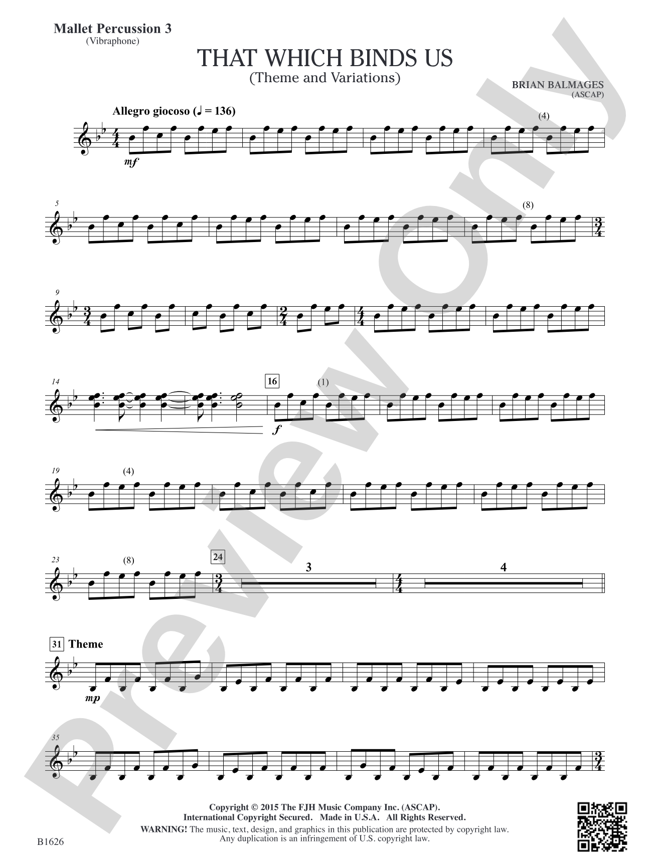 That Which Binds Us: Mallet Percussion 3