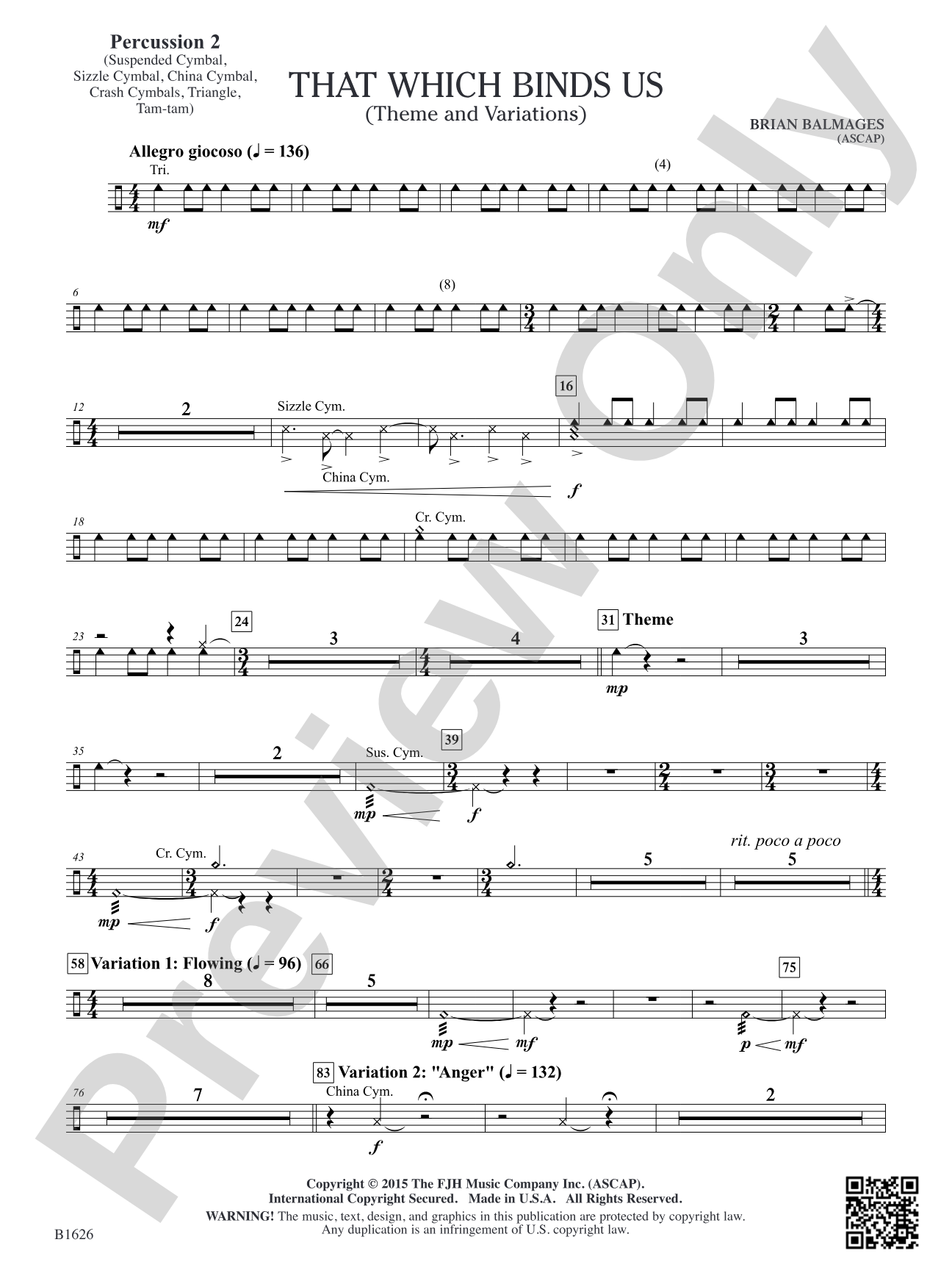 That Which Binds Us: Percussion 2