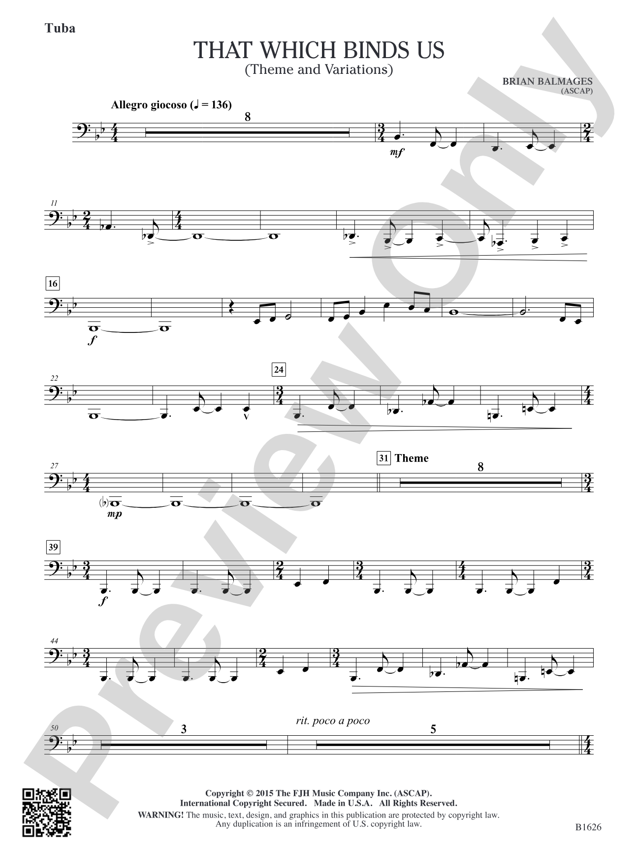 That Which Binds Us: Tuba