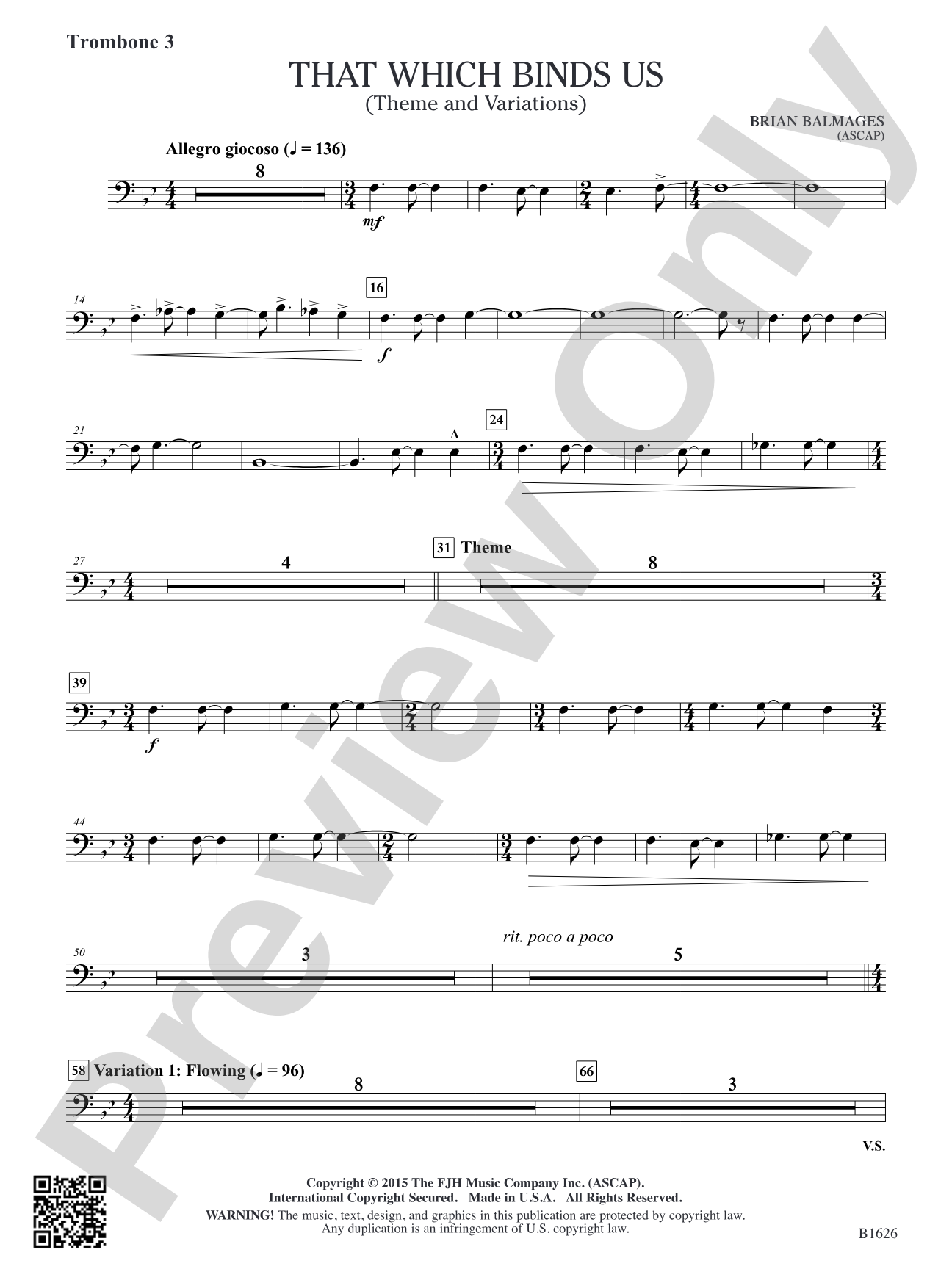 That Which Binds Us: Trombone 3
