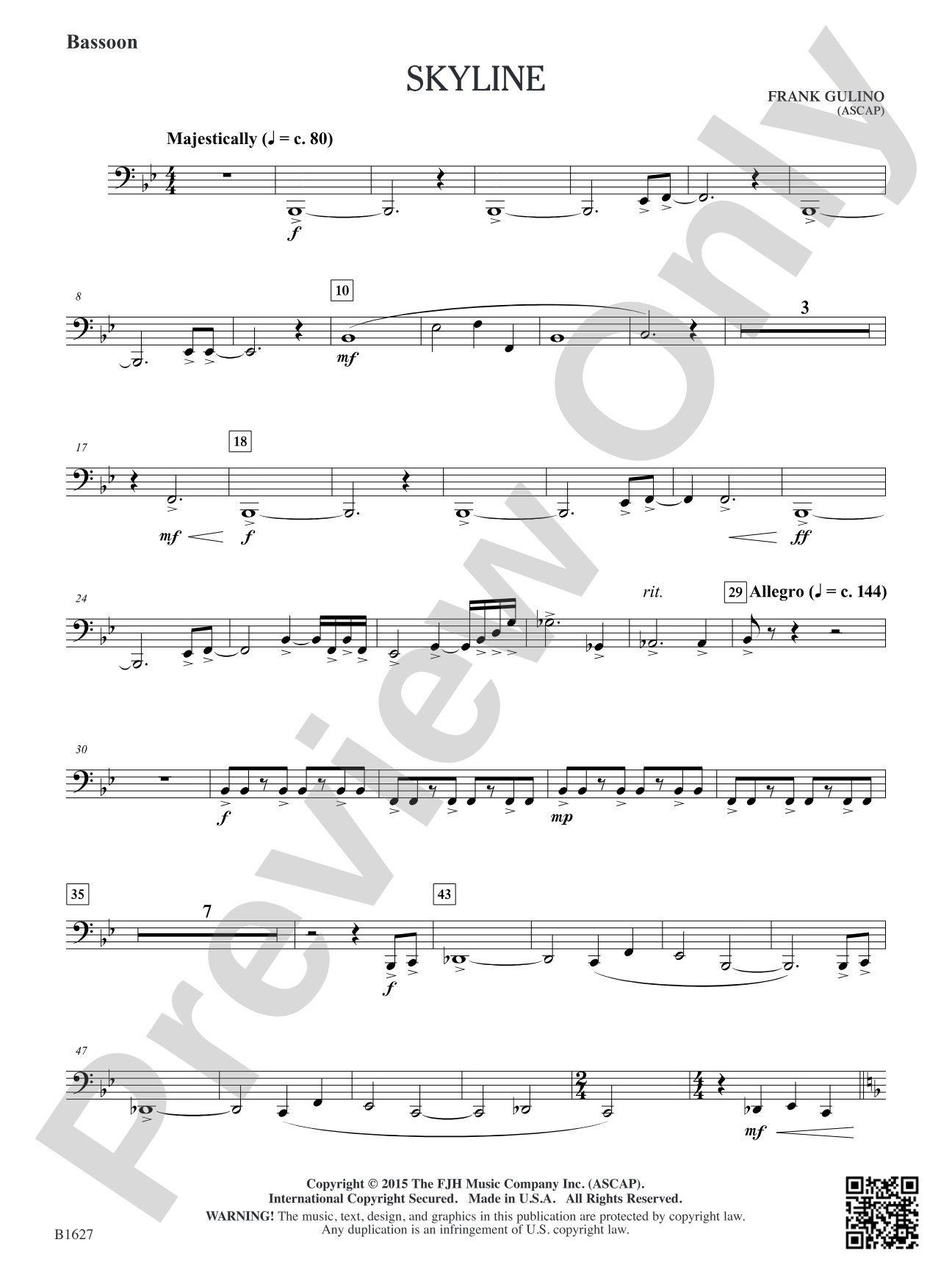 Skyline: Bassoon