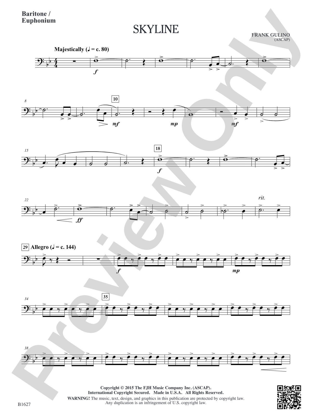 Skyline: Baritone / Euphonium