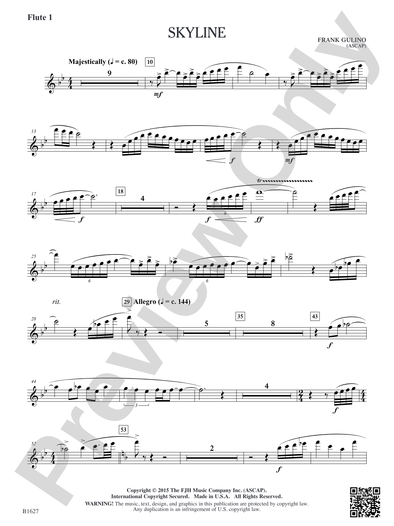 Skyline: Flute 1