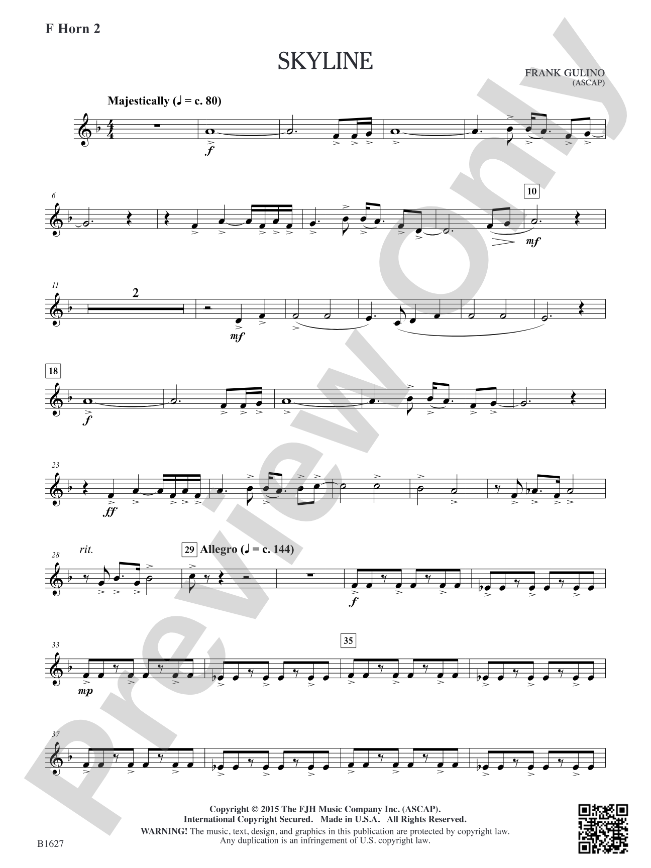 Skyline: F Horn 2