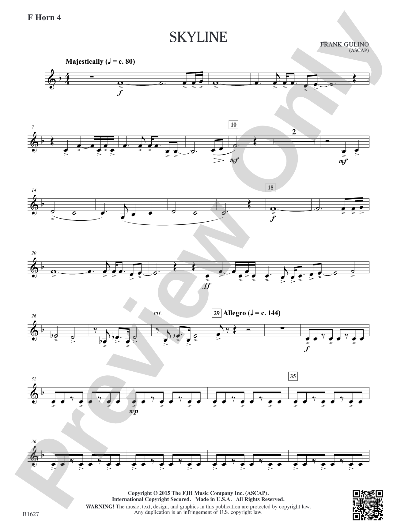Skyline: F Horn 4