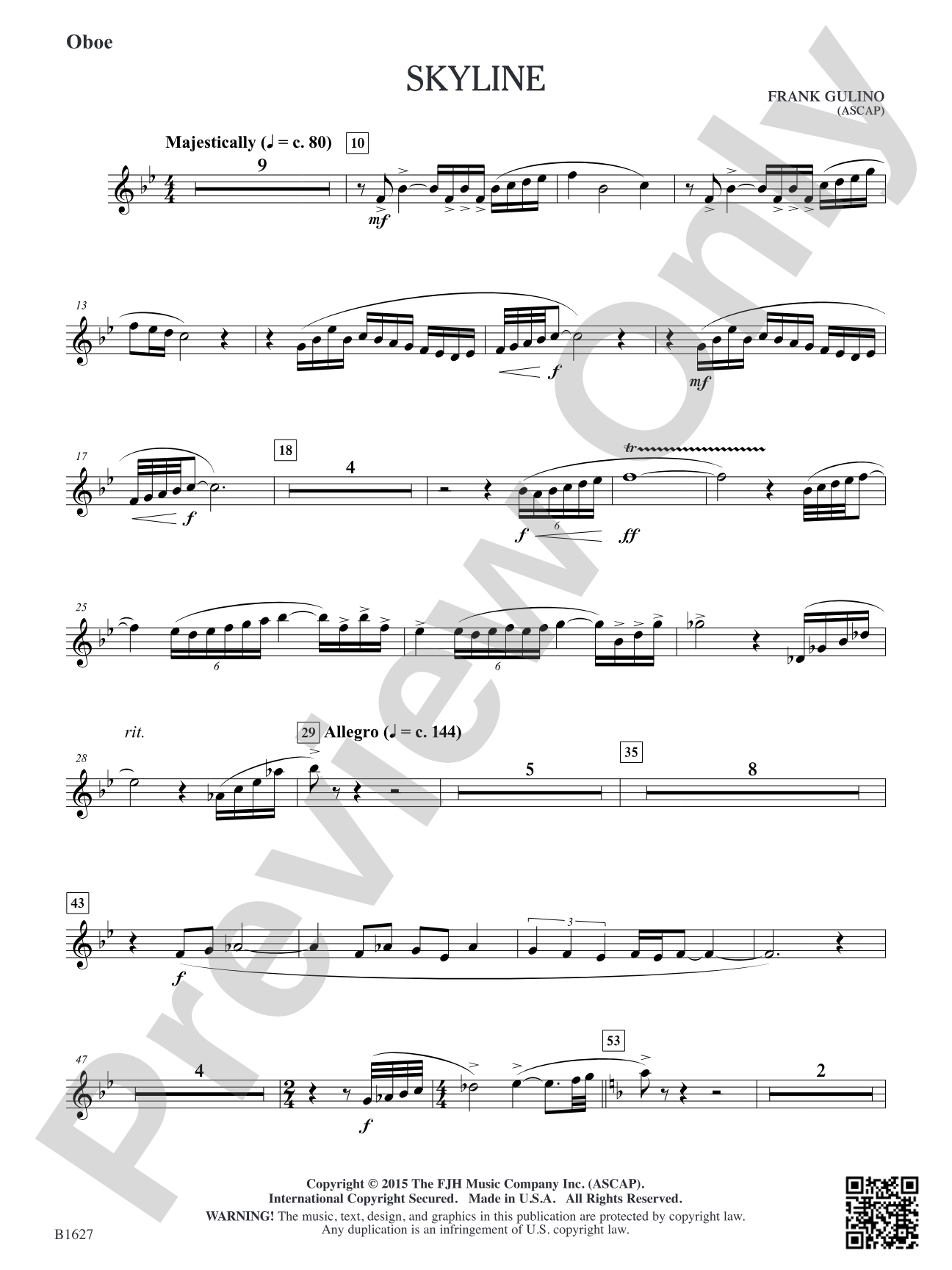Skyline: Oboe