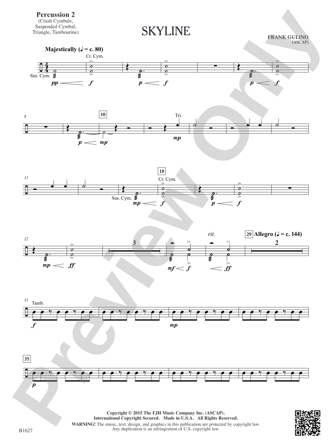 Skyline: Percussion 2
