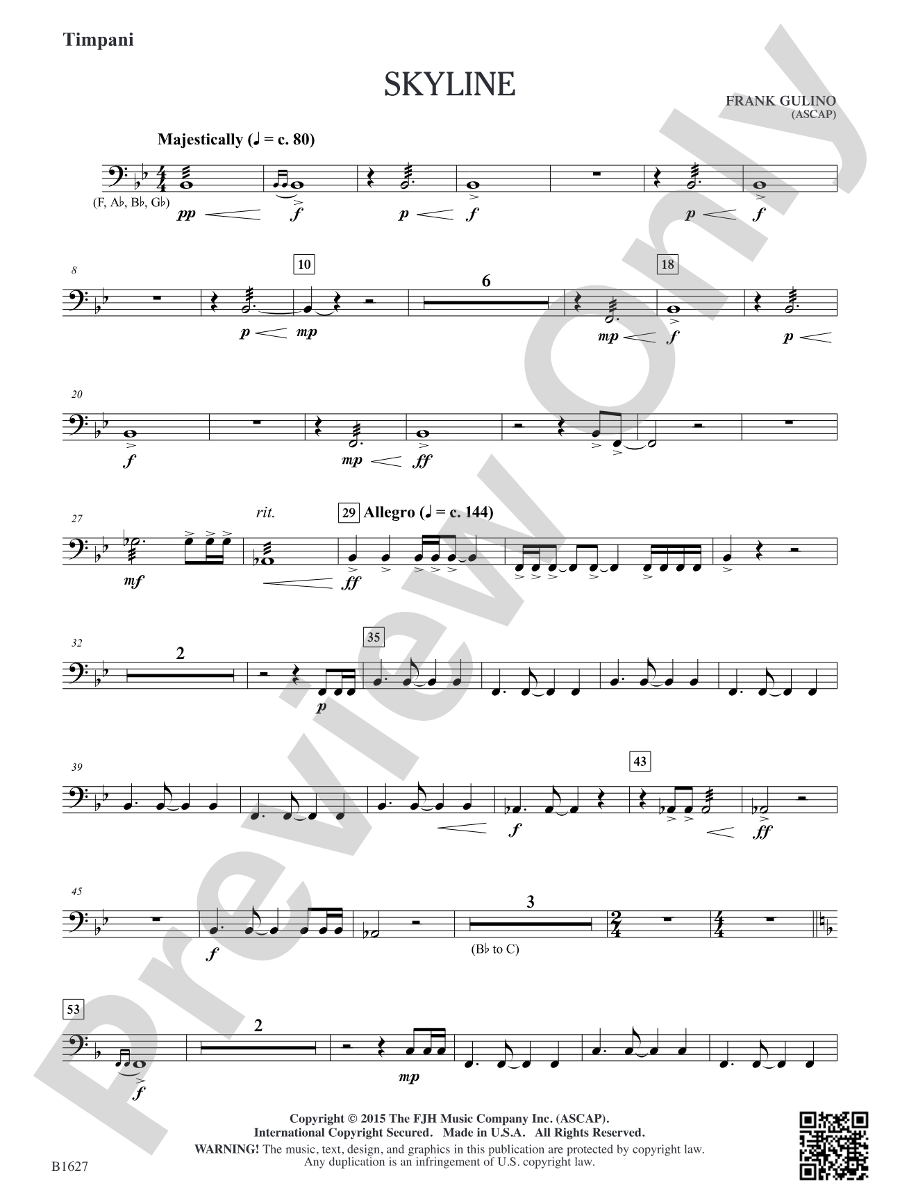 Skyline: Timpani
