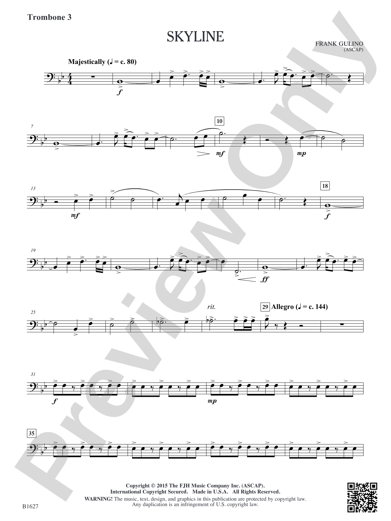 Skyline: Trombone 3
