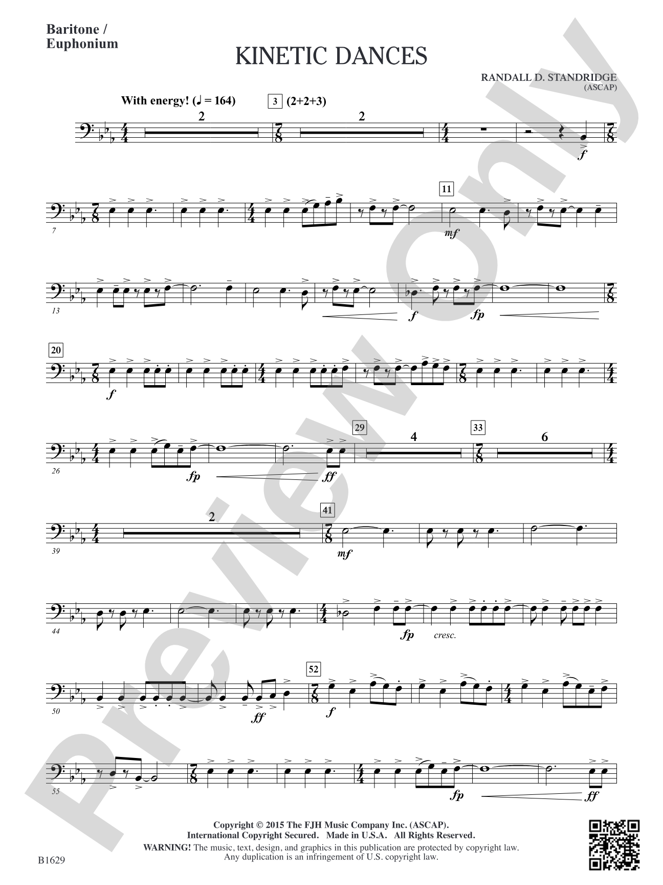 Kinetic Dances: Baritone / Euphonium
