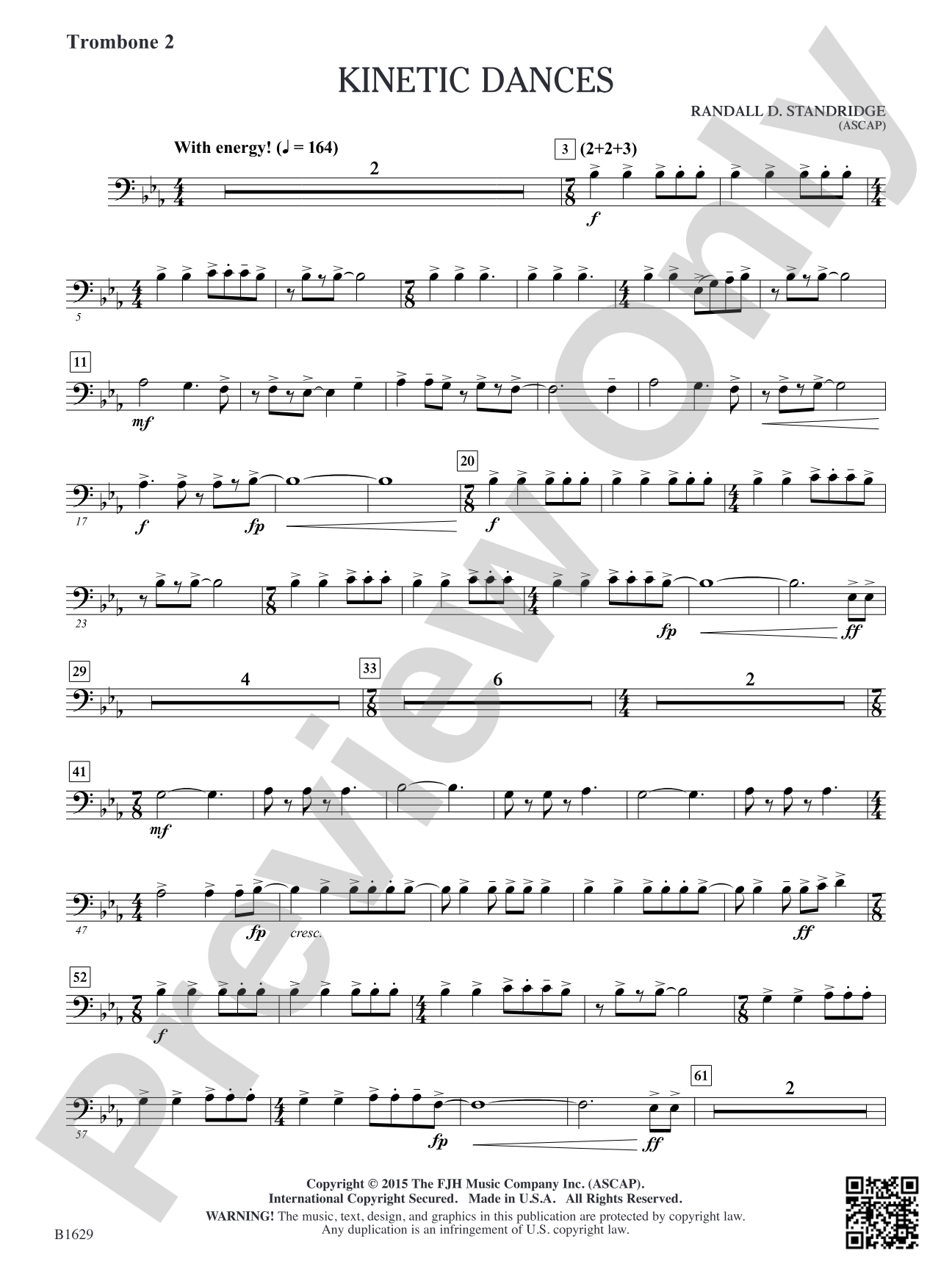 Kinetic Dances: Trombone 2