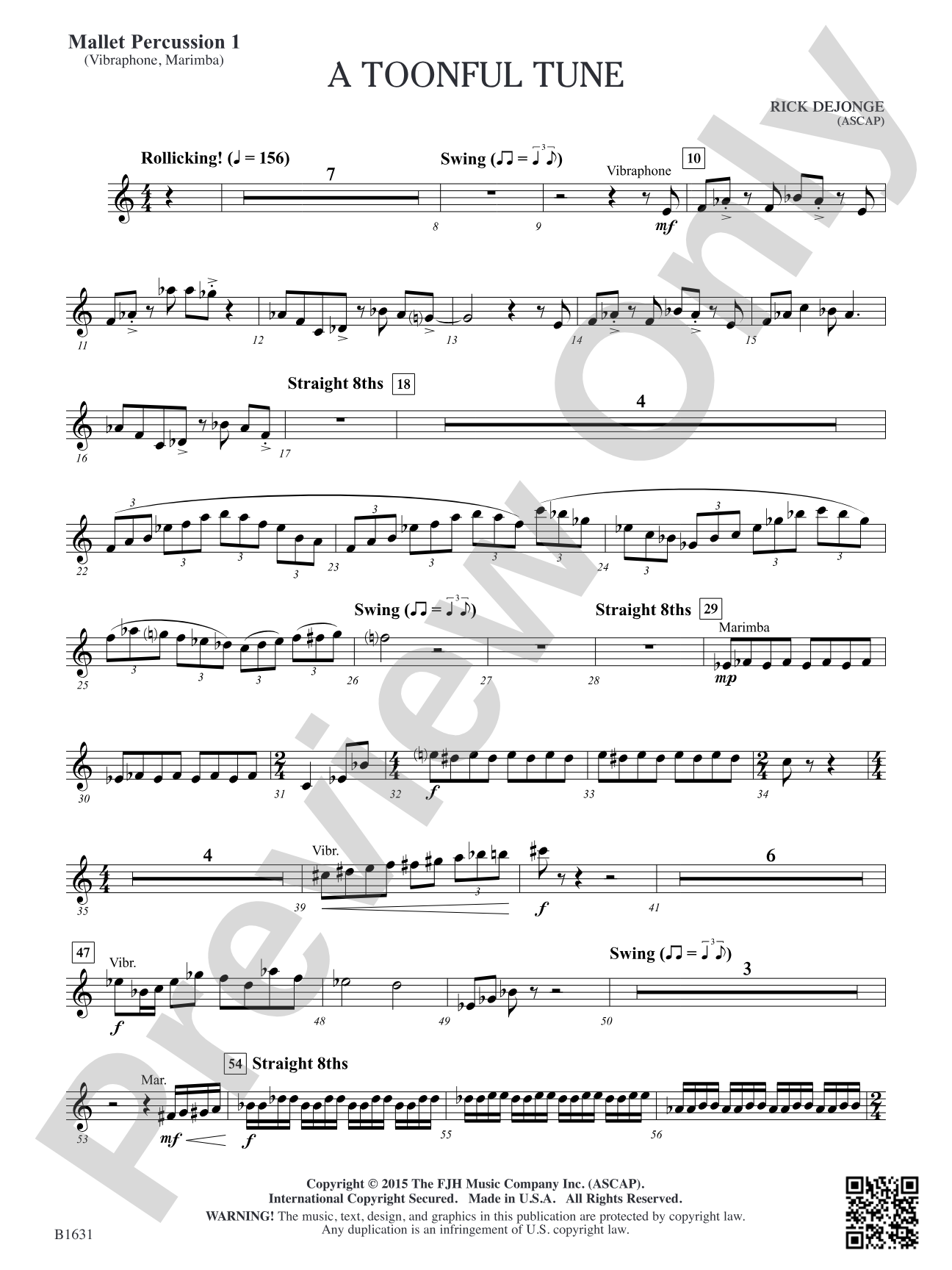 A Toonful Tune: Mallet Percussion 1