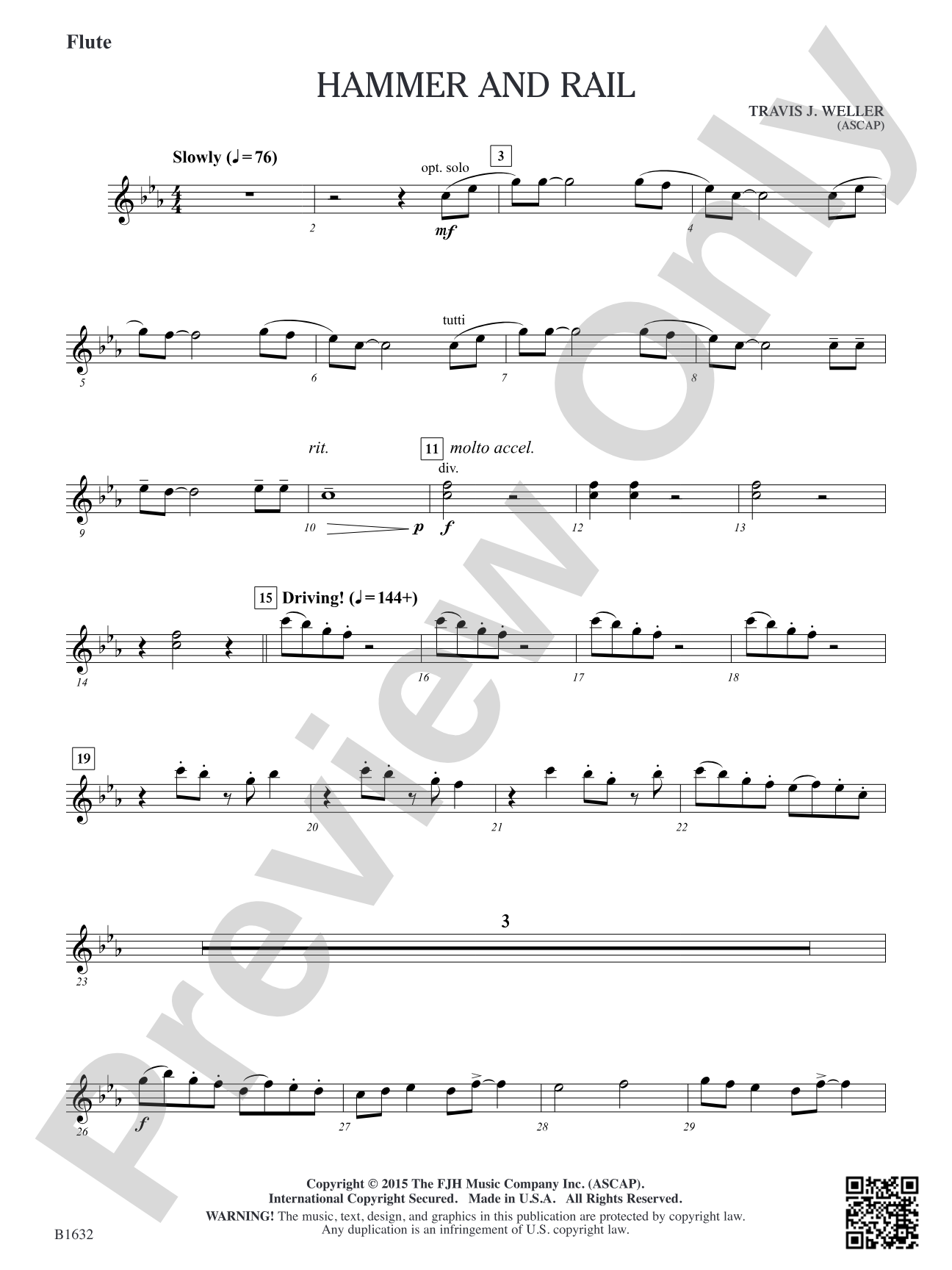 Hammer and Rail: Flute