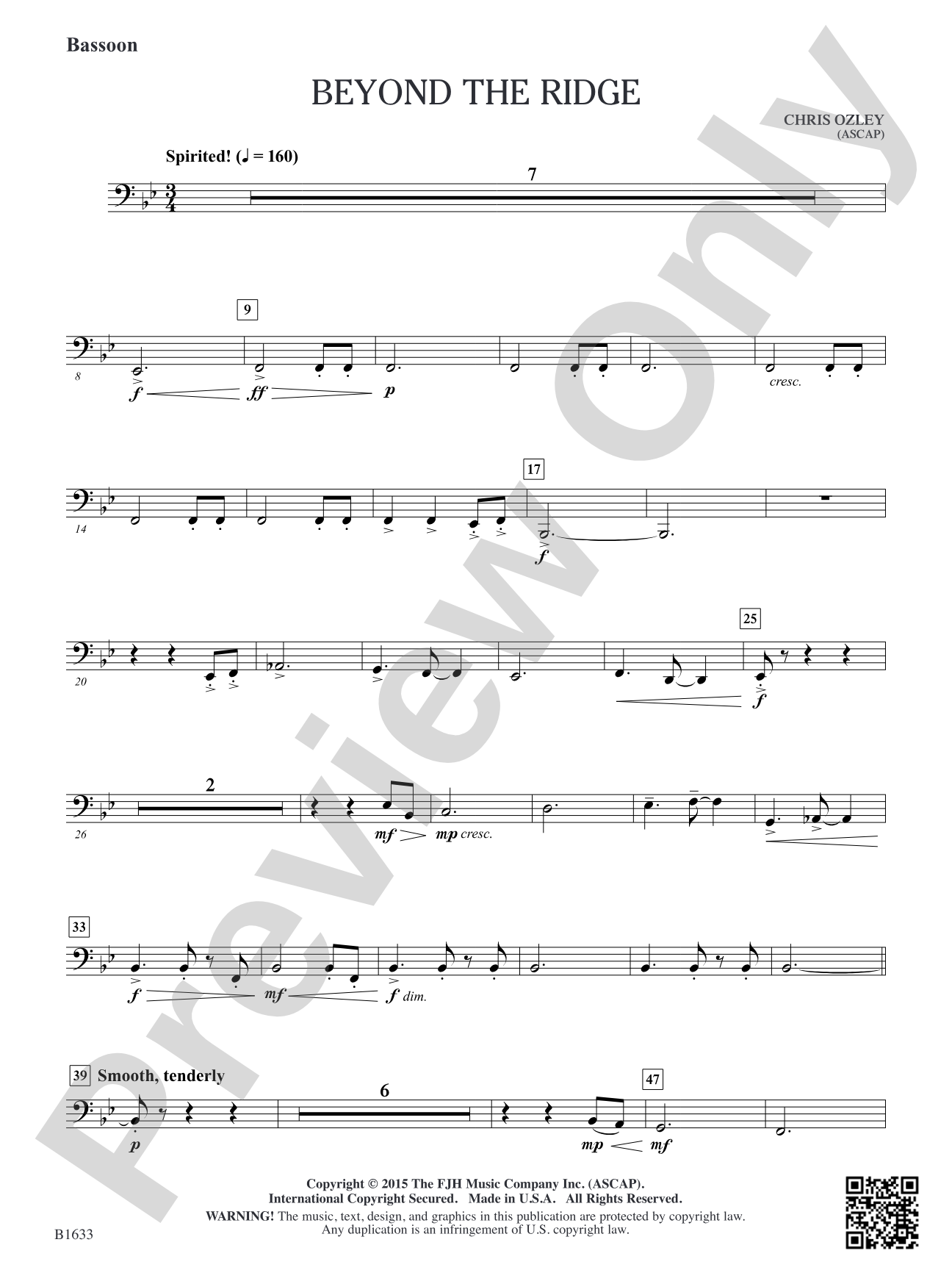 Beyond the Ridge: Bassoon