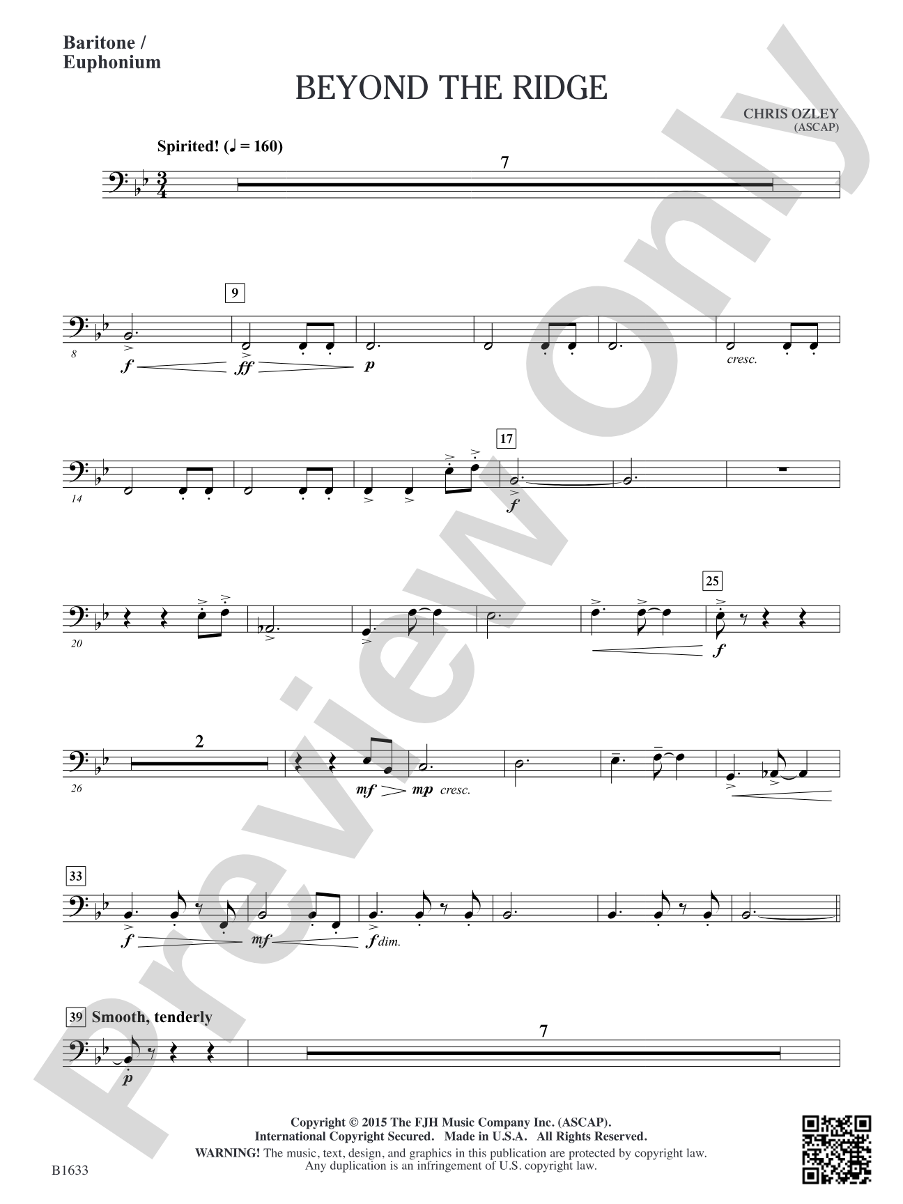 Beyond the Ridge: Baritone / Euphonium