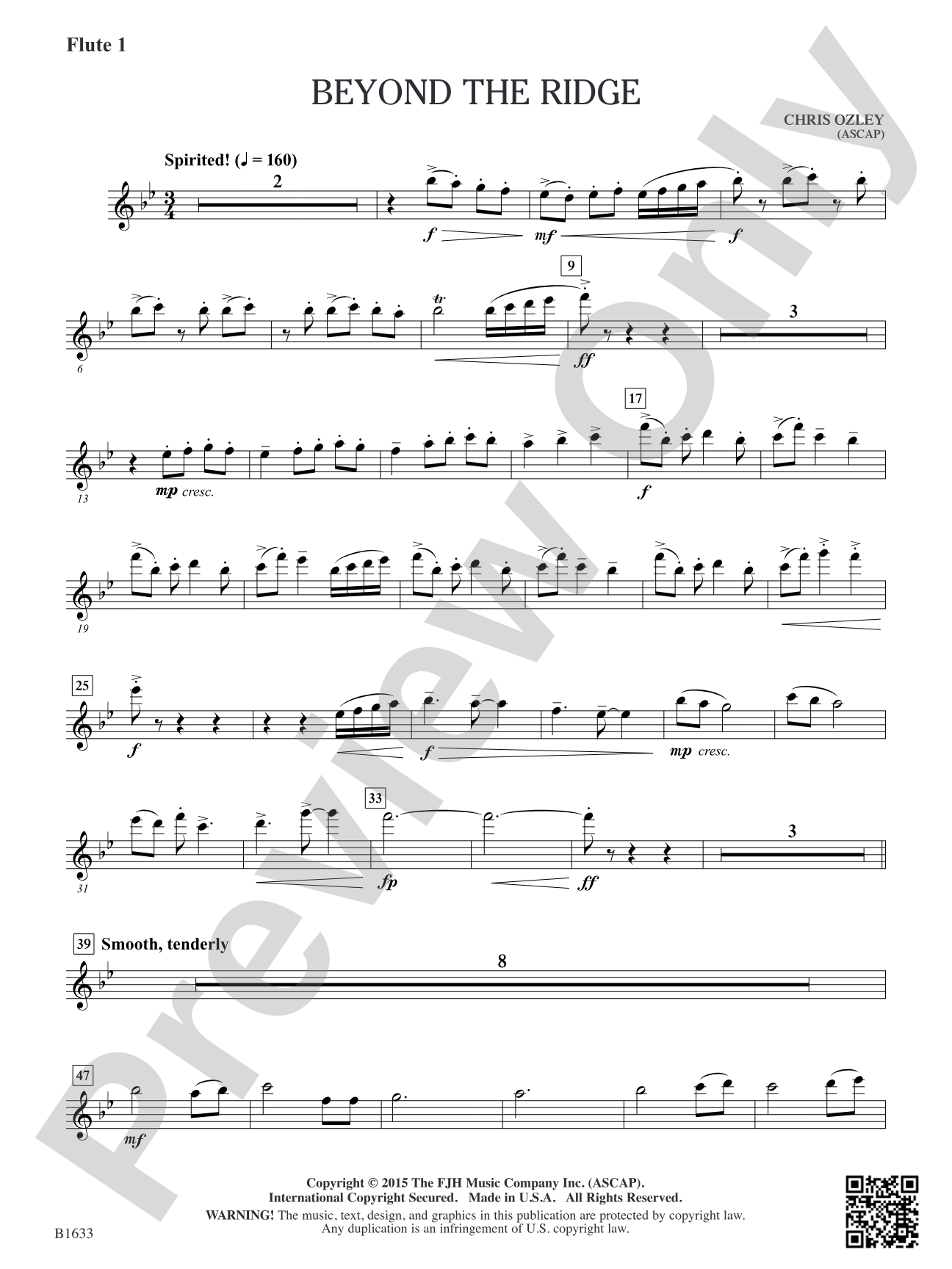 Beyond the Ridge: Flute 1